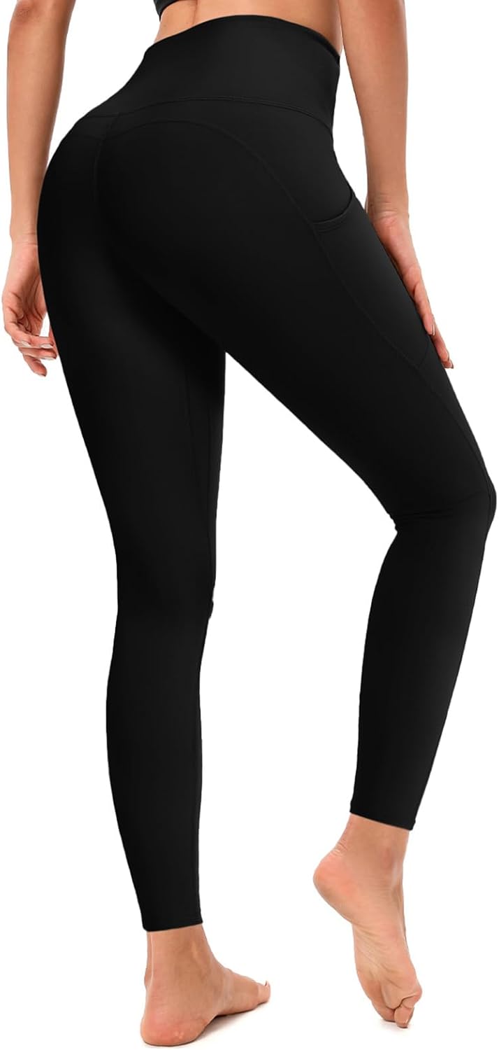 High Waisted Leggings for Women, 7/8 Full Length Buttery Soft Yoga Leggings Smal...