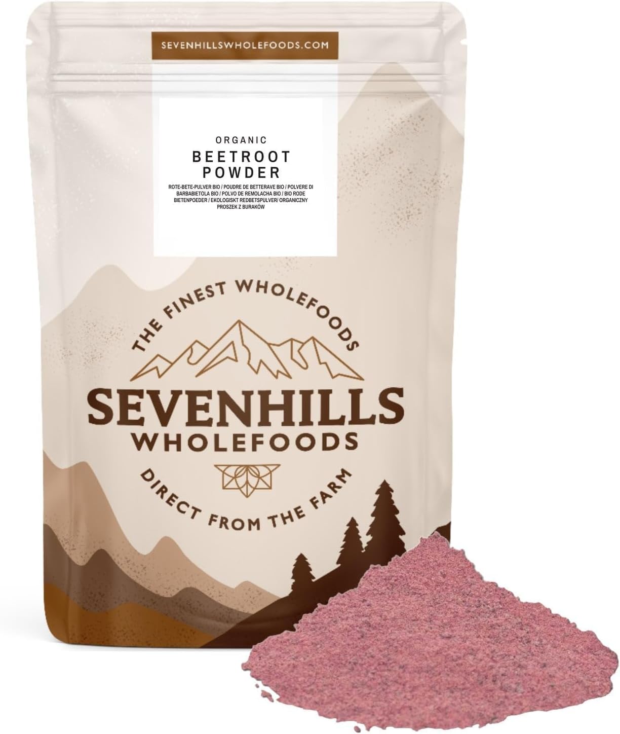 Sevenhills Wholefoods Organic Beetroot Powder 1kg