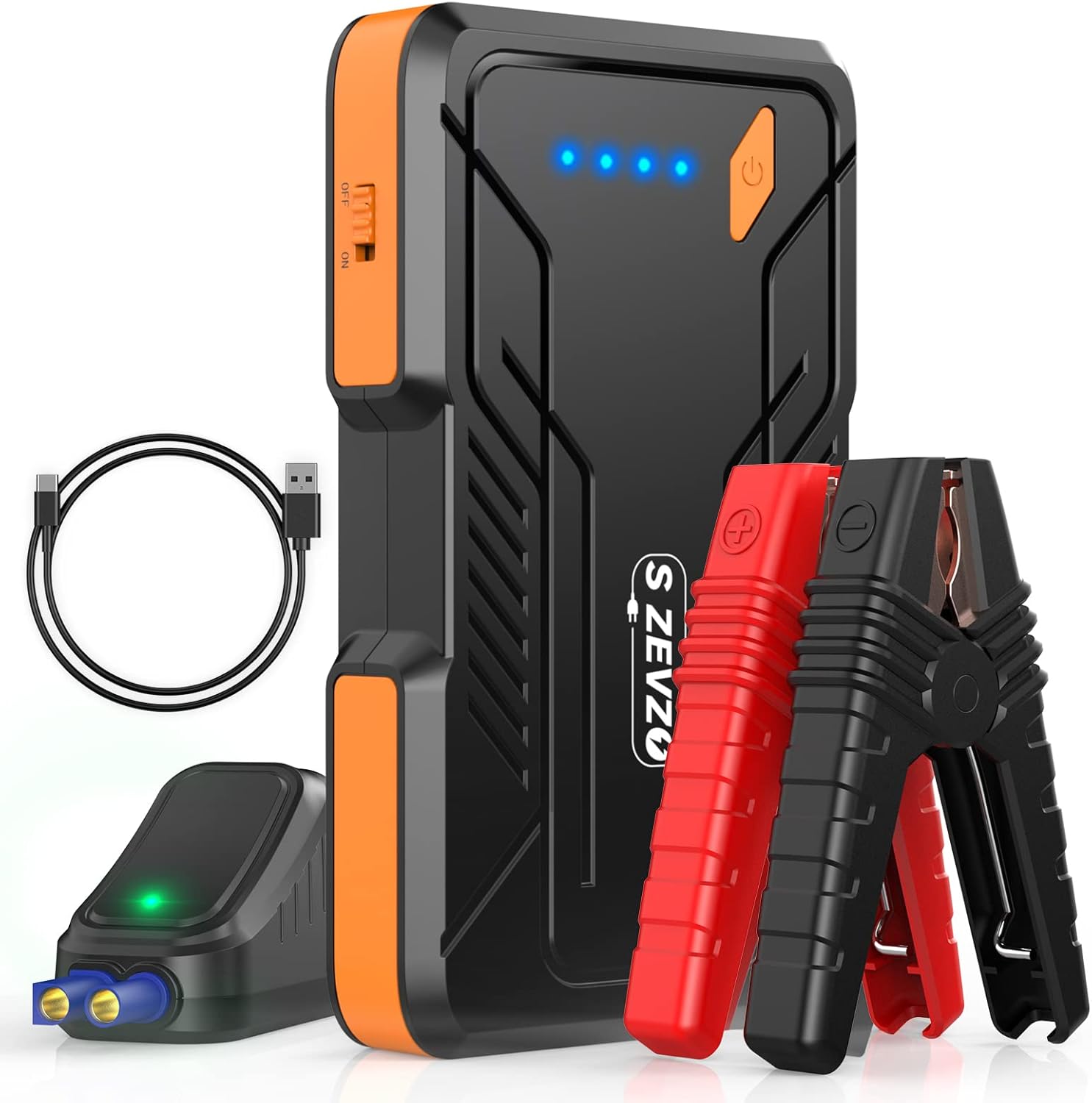 Jump Starter 1000A Peak Portable Jump Starter for Car (Up to 7.0L Gas/5.5L Diese...