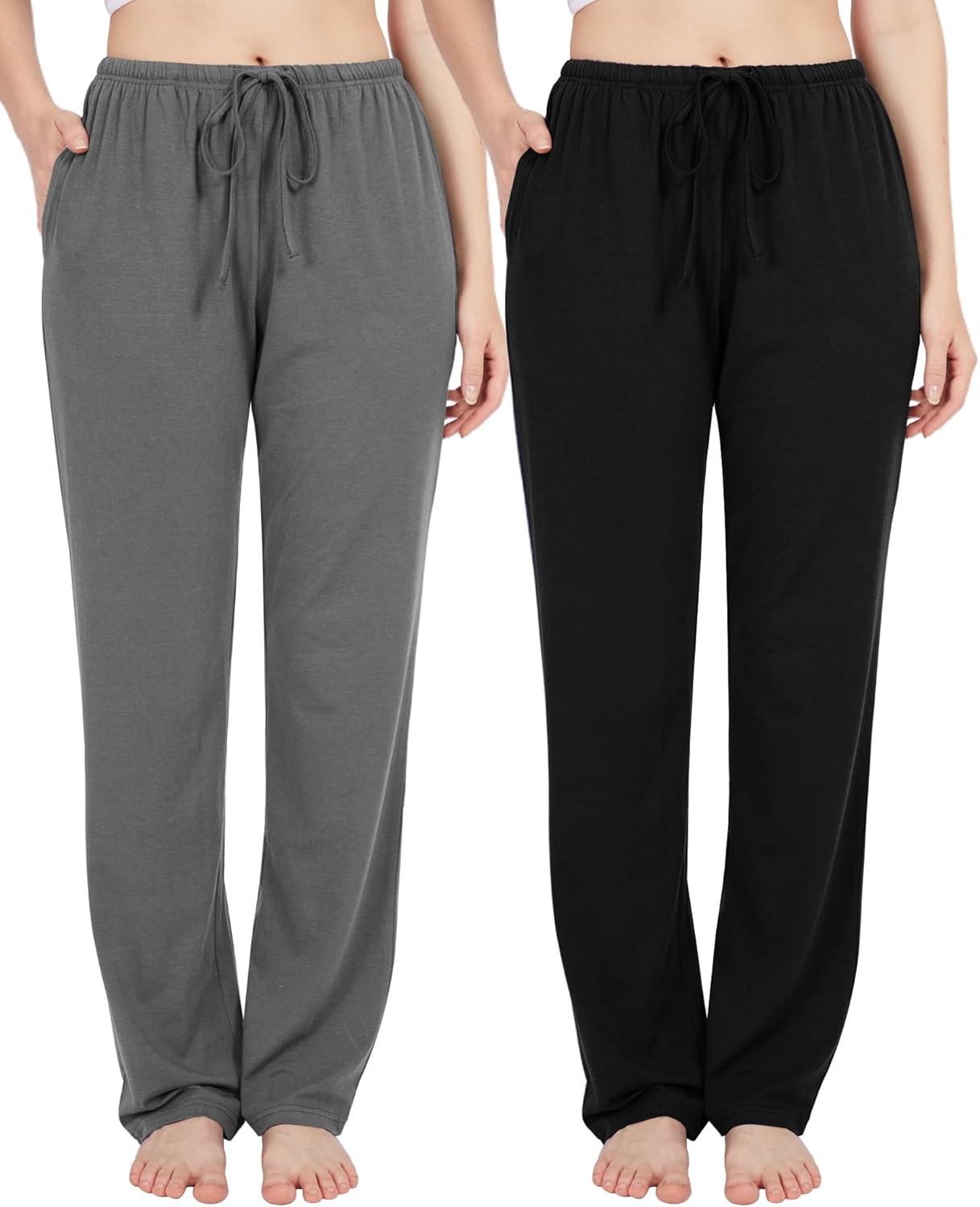 BAMBOO COOL Women Pajama Pants Casual Pj Pants with Pockets Comfy Lounge Sleep B...