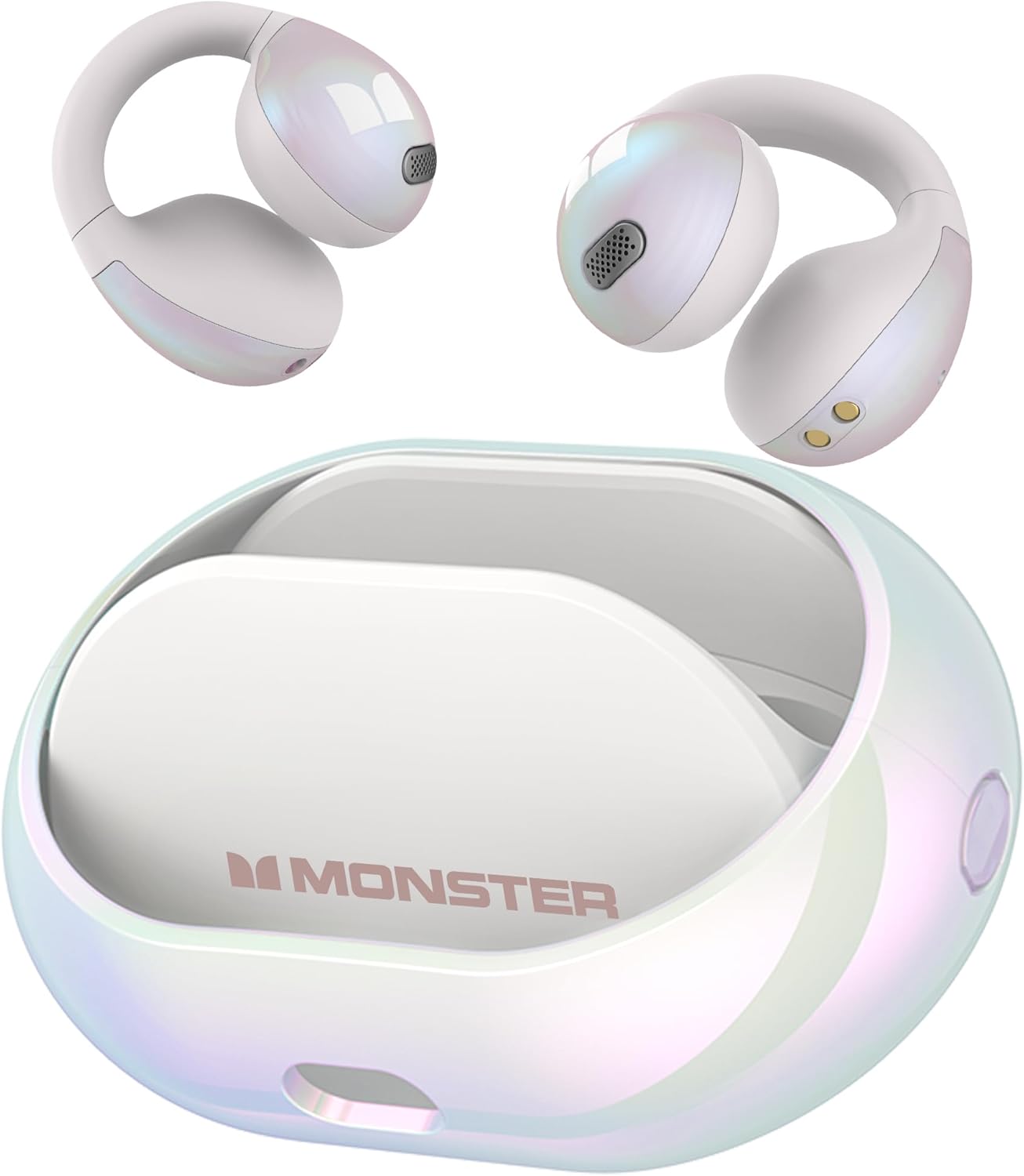 Monster Open Ear AC600 Headphones, Bluetooth 5.4 Wireless Earbuds with HiFi Ster...