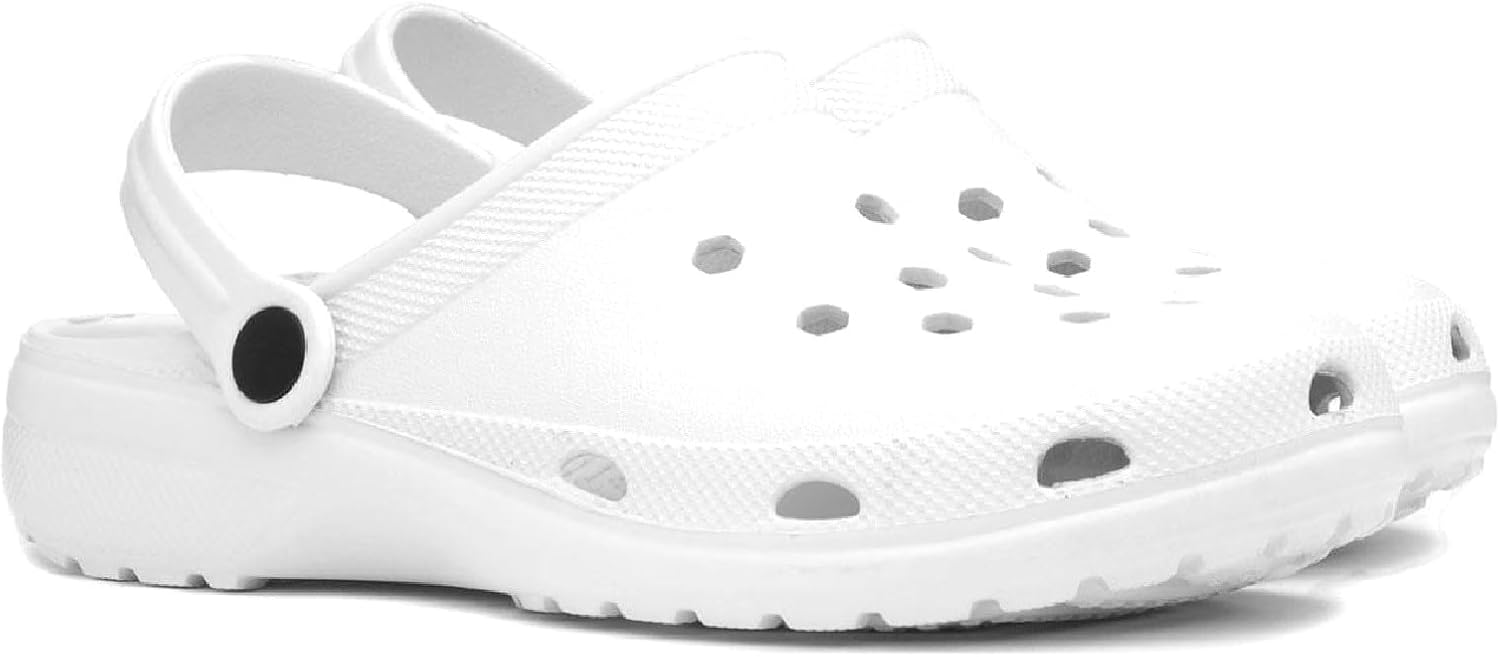 Ladies Womens Mules Slippers Nursing Garden Beach Hospital Clogs Shoes Sandals 6...