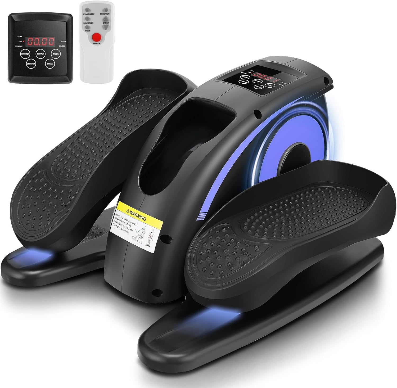 ANCHEER Under Desk Elliptical Machine, Electric Seated Pedal Exerciser, Mini Ell...