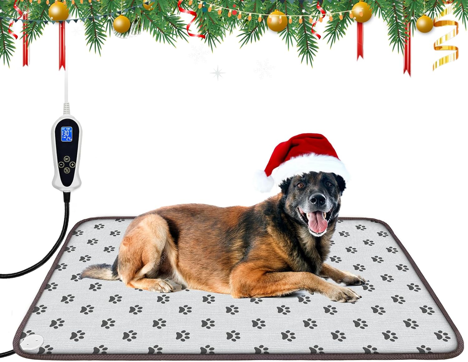 Bestio Cat Heating pad,Extra Large Dog Heating Pad Indoor with Upgraded Thermost...
