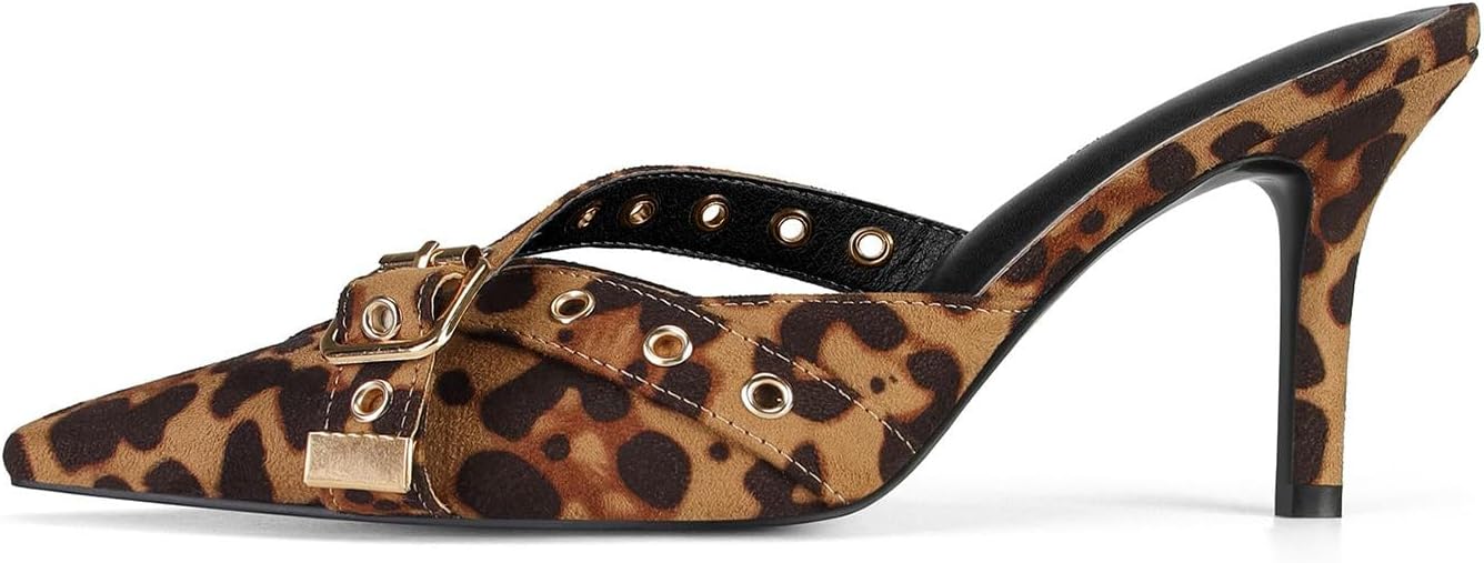 Dsevht Black Kitten Heels for Women Pointed Toe Heels Dressy Bow Heels Vintage H...