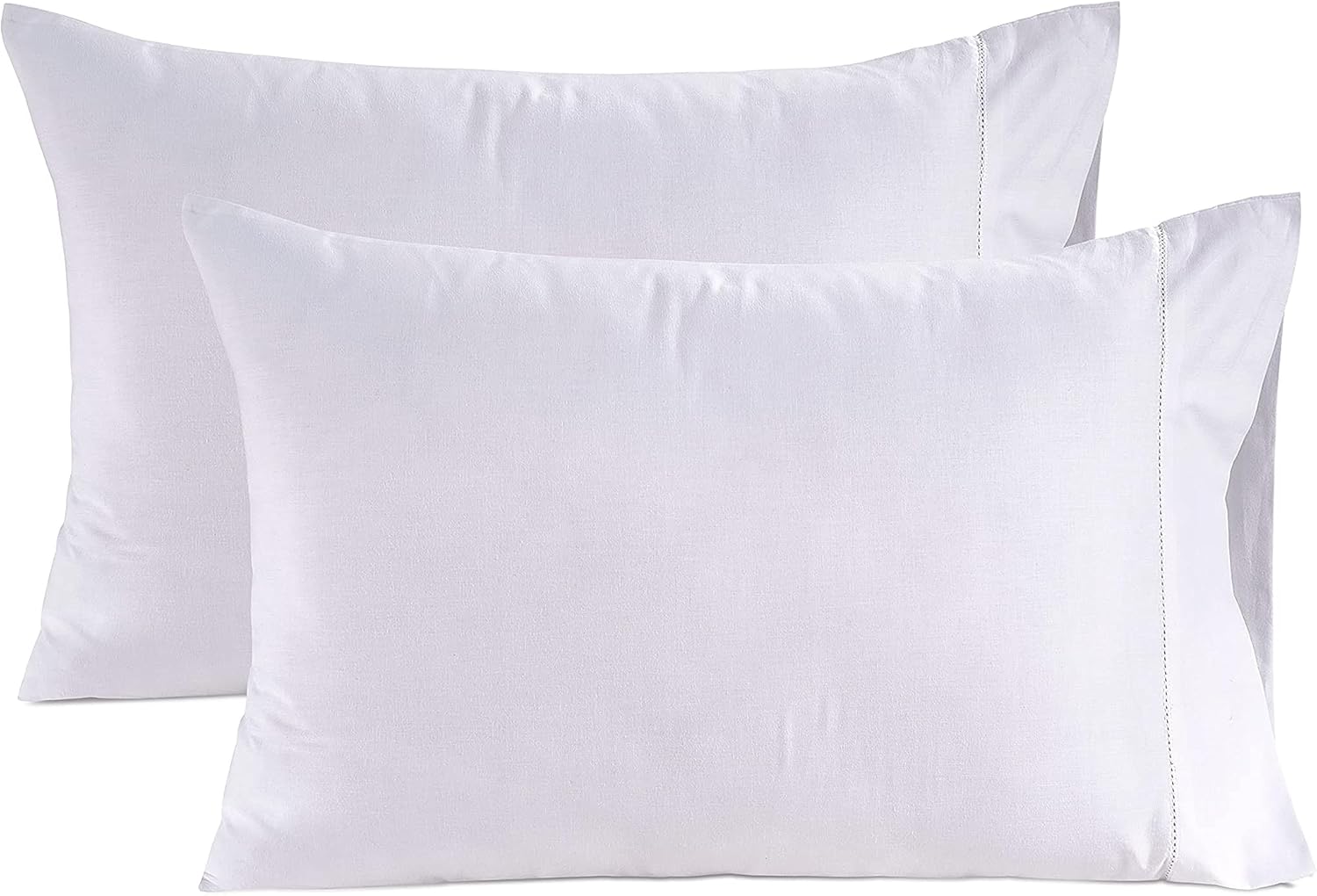 LANE LINEN King Size Pillow Case Set of 2 100% Egyptian Cotton Cases 1000 Thread...