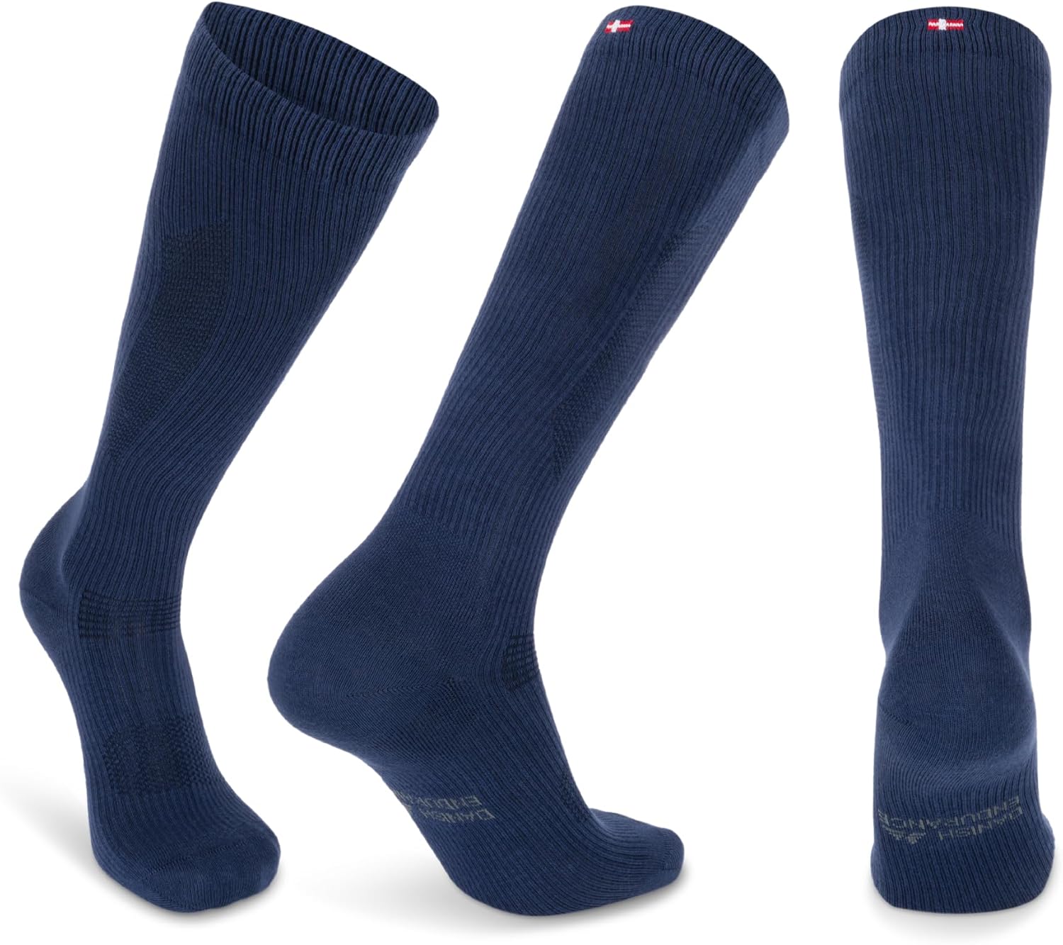 DANISH ENDURANCE Compression Socks, Organic Cotton Flight Socks, 14-18 mmHg, Sup...