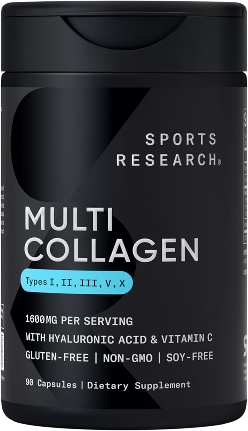 Sports Research Multi Collagen Pills (Type I, II,...