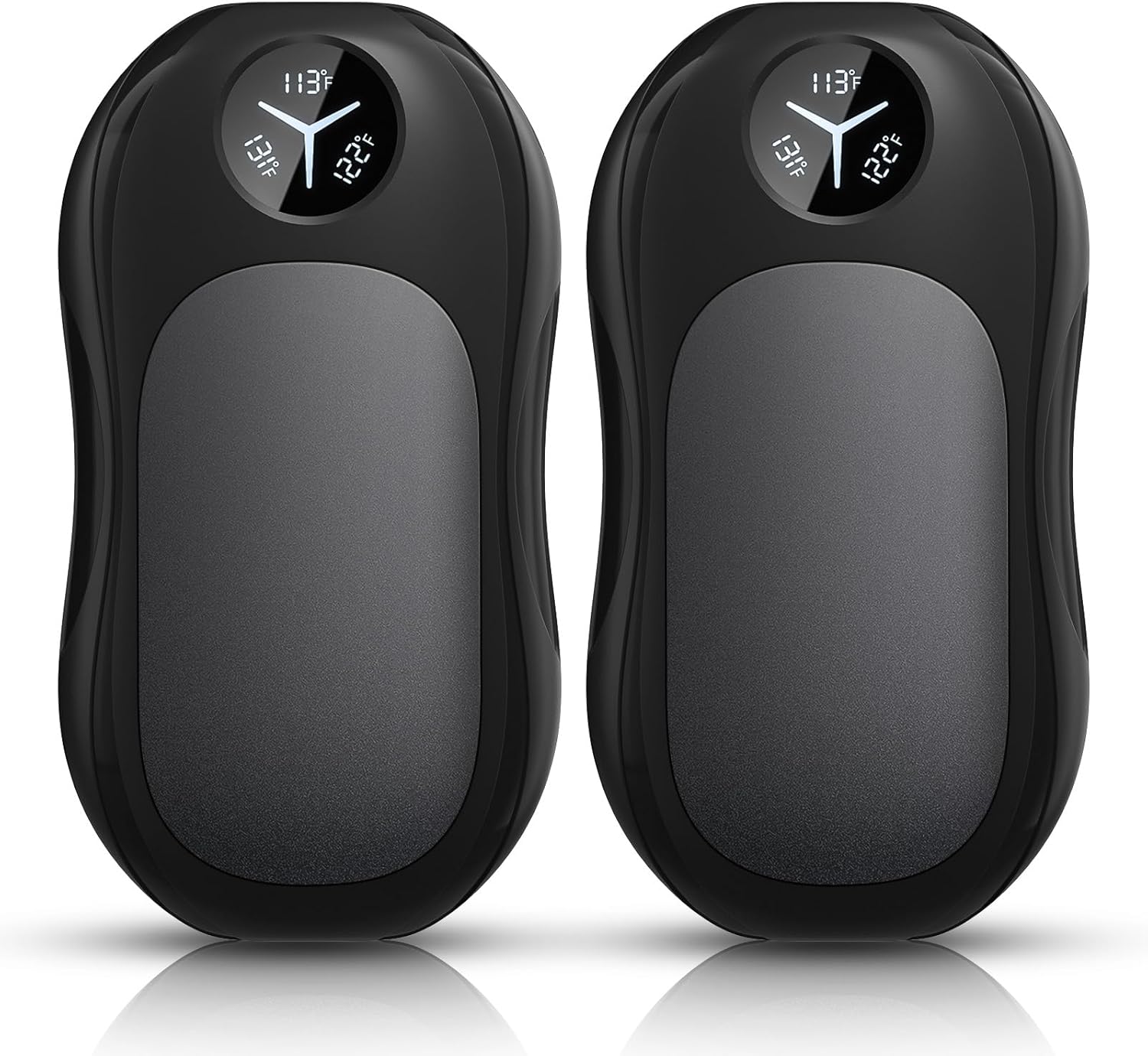 Magnetic Hand Warmers Rechargeable 2 Pack, 6000mAh Electric Hand Warmer LED Disp...