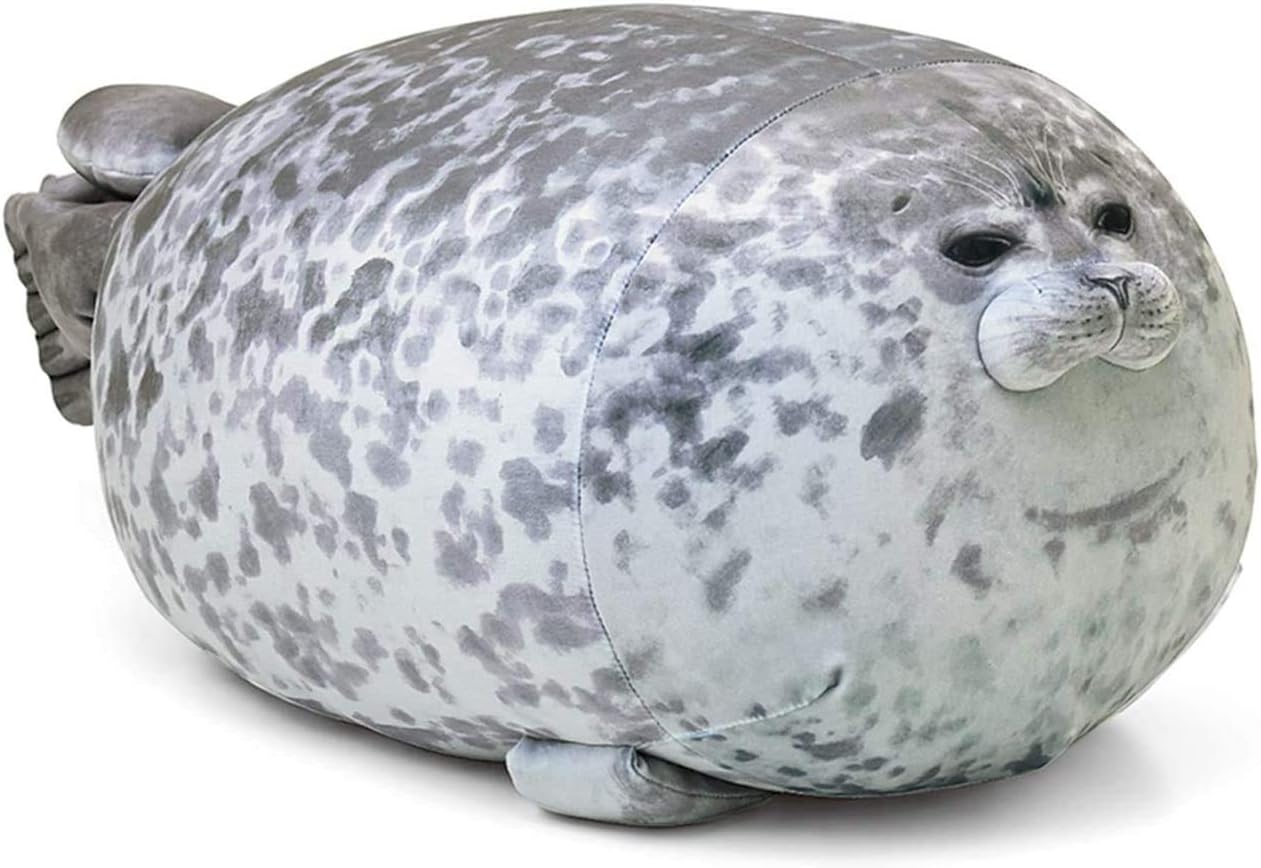 MerryXD Chubby Blob Seal Pillow,Stuffed Cotton Plush Animal Toy Cute Ocean Small...