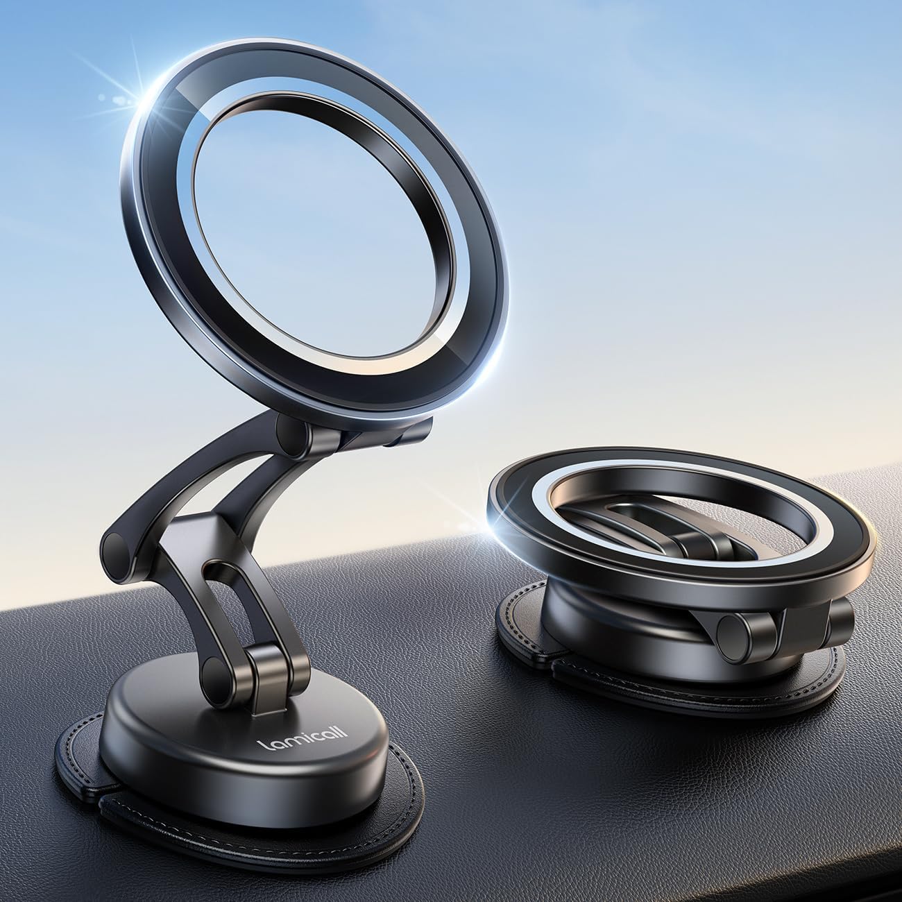 Lamicall for MagSafe Car Mount [All-Metal] Magnetic Phone Holder for Your Car, [...