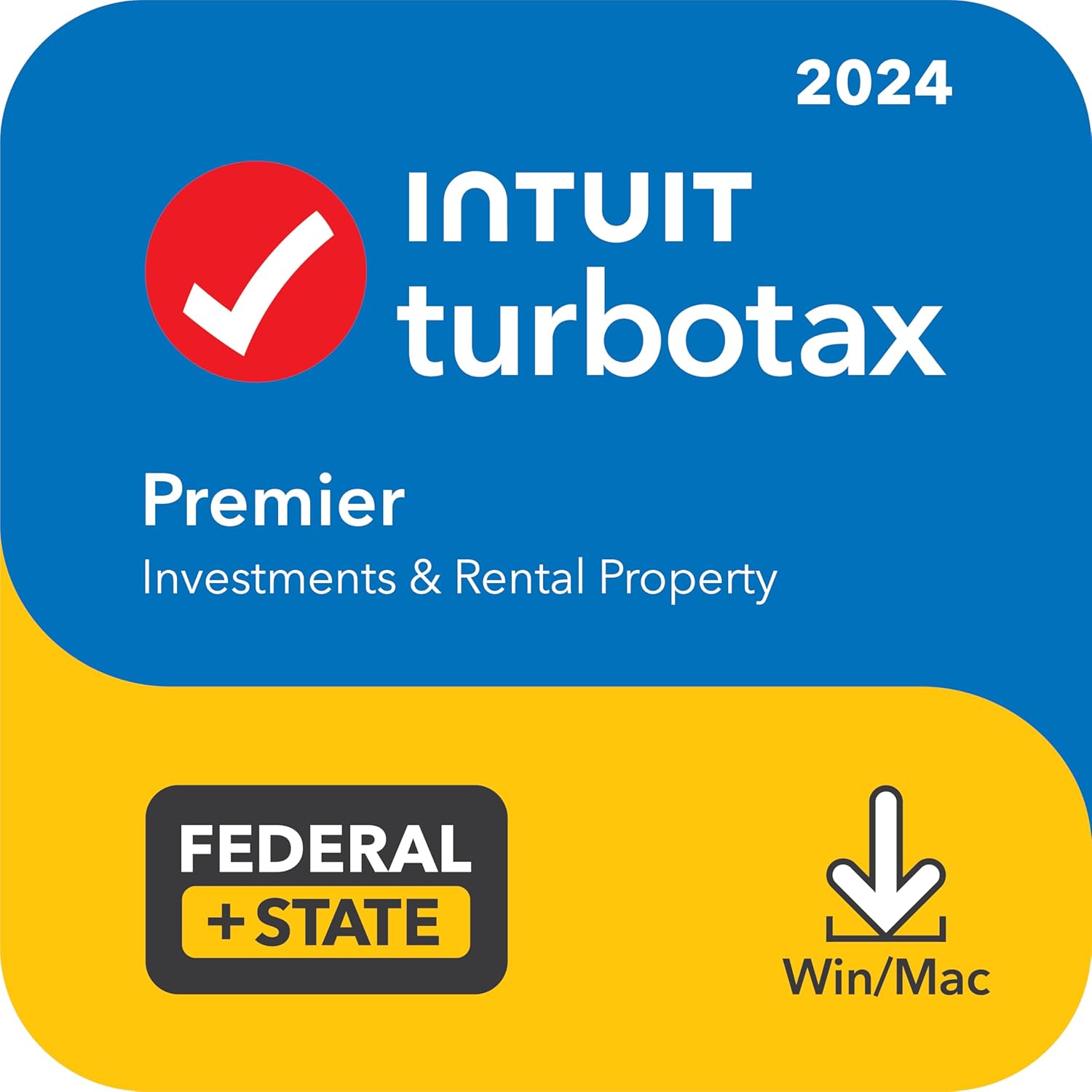 TurboTax Premier 2024 Tax Software, Federal & State Tax Return [PC/MAC Download]...