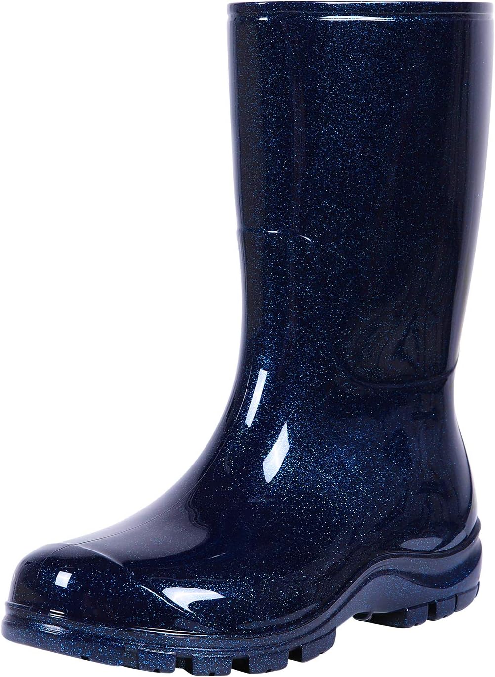 Asgard Women's Mid Calf Rain Boots Printed Waterproof Rubber Boots Short Garden...