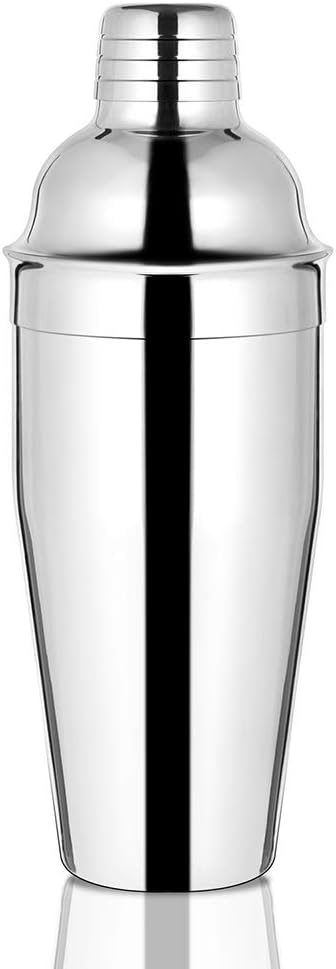 Bar Cocktail Shaker, 24 oz Martini Shaker Drink Mixer with Built-In Strainer for...