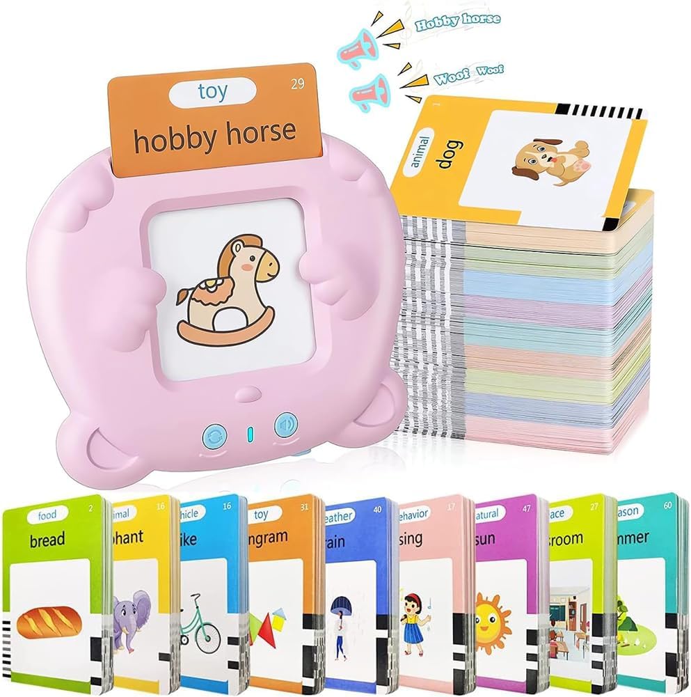 Topfree 510 Sight Words Talking Flash Cards for Toddlers 2-6 Years, Autism Speec...