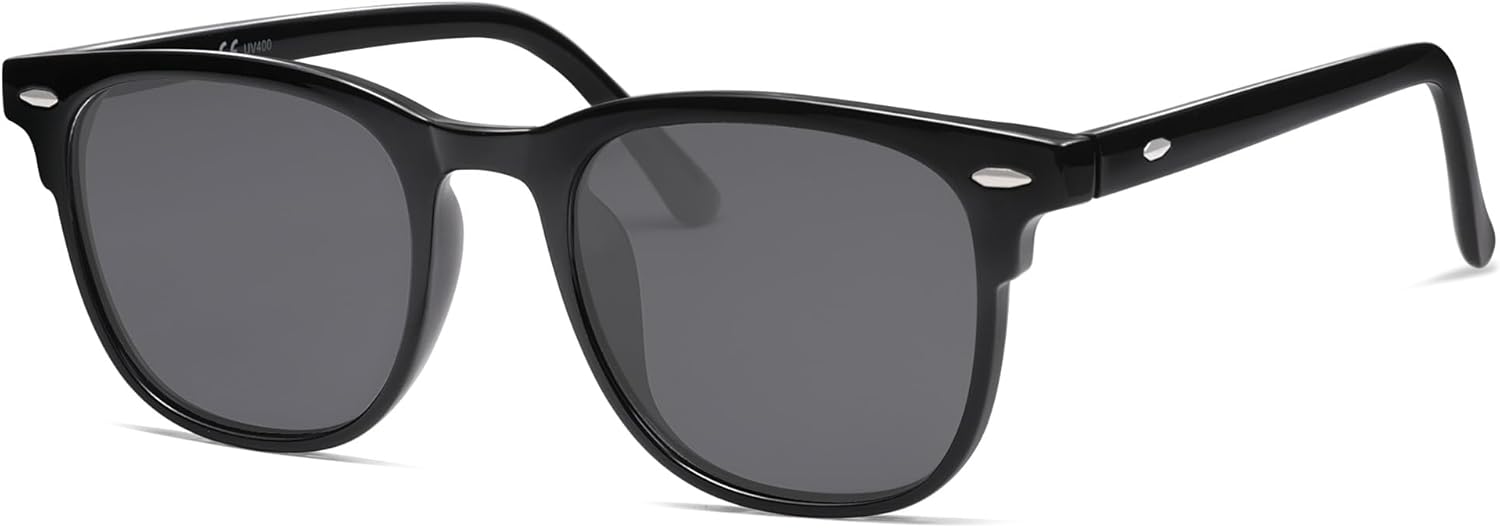 SOJOS Retro Vintage Square Polarized Sunglasses for Women Men UV Protection Lens...