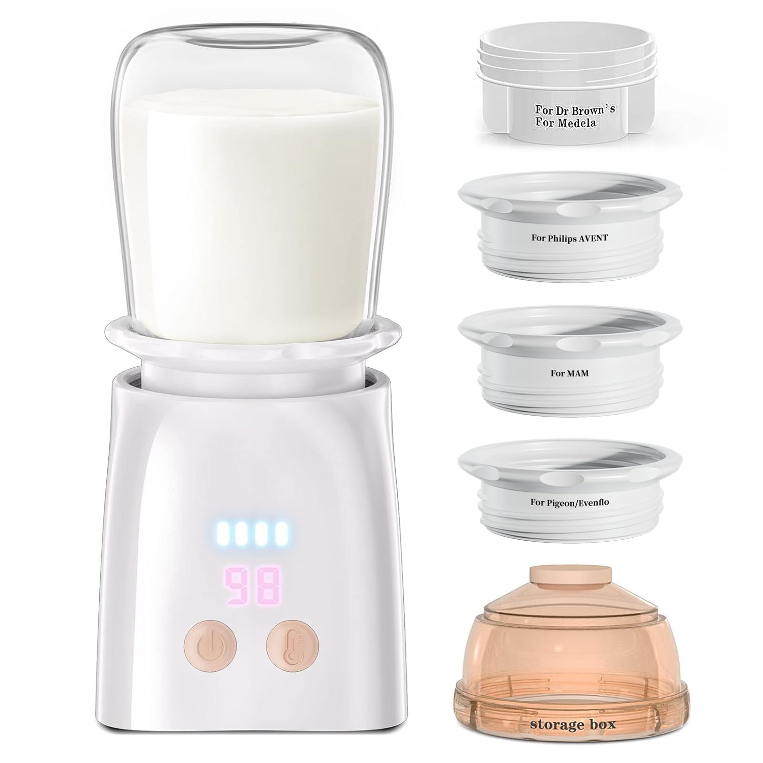 Bottle Warmer, Fast Heating Portable Bottle Warmer...