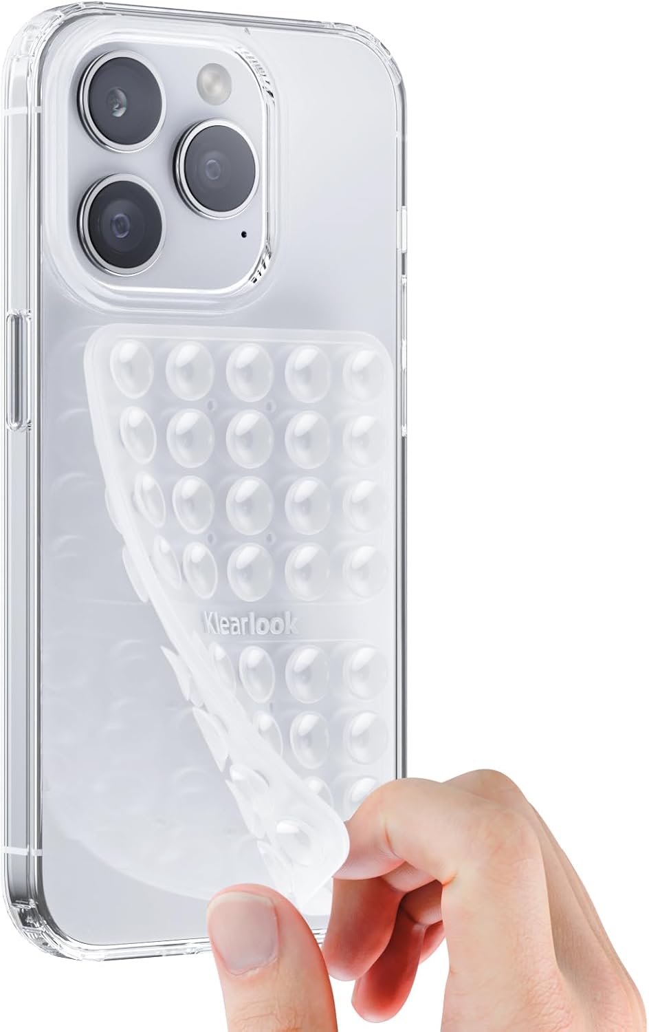 Klearlook Silicone Suction Cup Phone Case Mount Double Sided, Sticky Phone Grip...