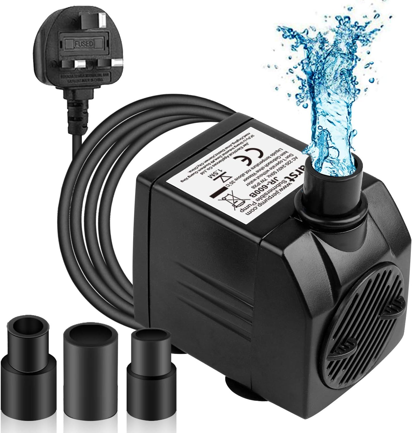 BARST 600L/H Submersible Water Pump, Ultra Quiet Water Pump for Aquarium Fountai...