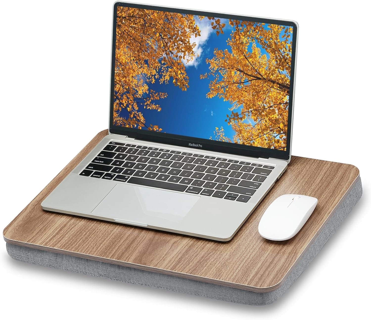 Portable Lap Laptop Desk with Pillow Cushion, Fits up to 15.6 inch Laptop, Lap S...