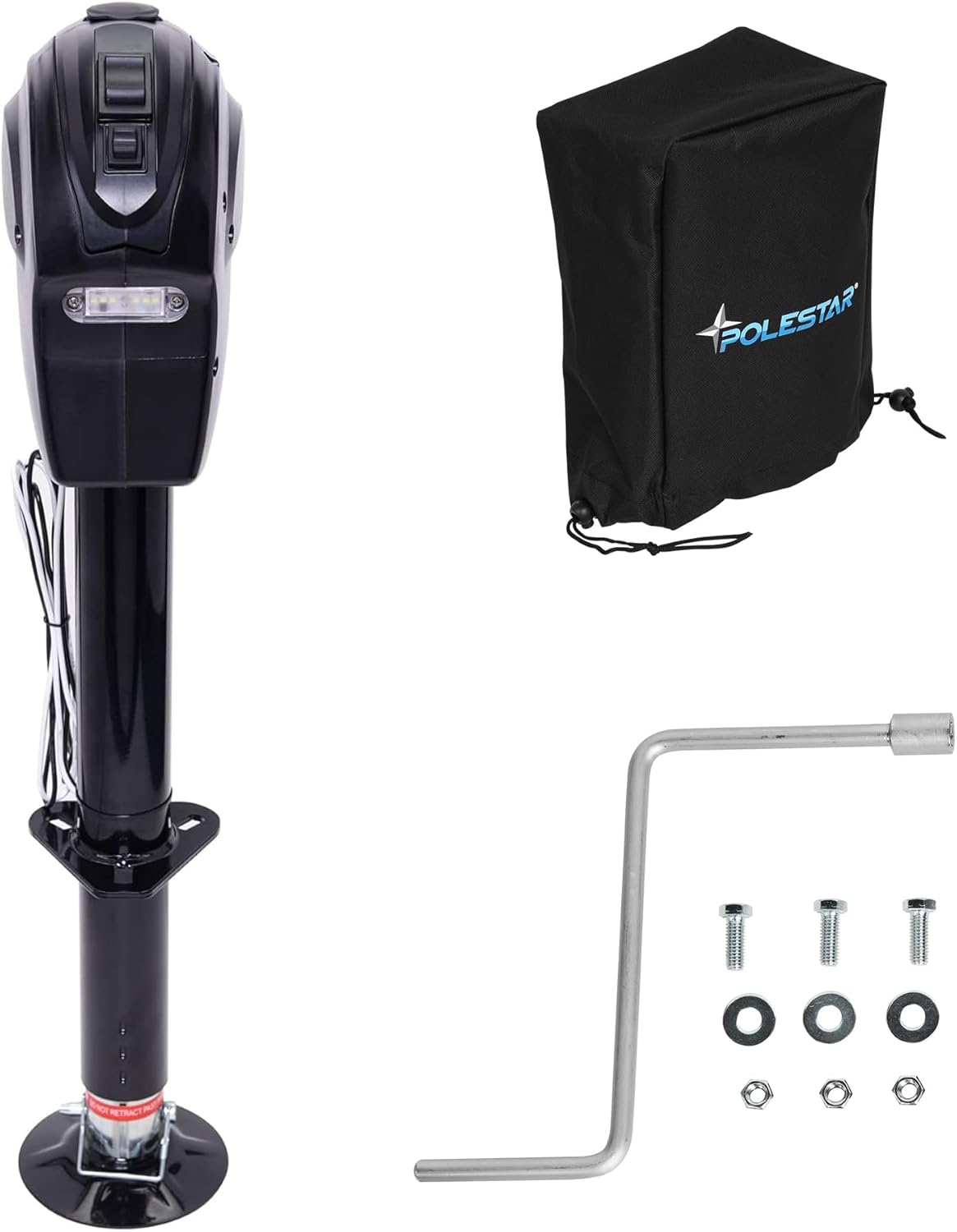 POLESTAR Electric Trailer Jack, 5000lbs Electric Power A- Frame Tongue Trailer J...