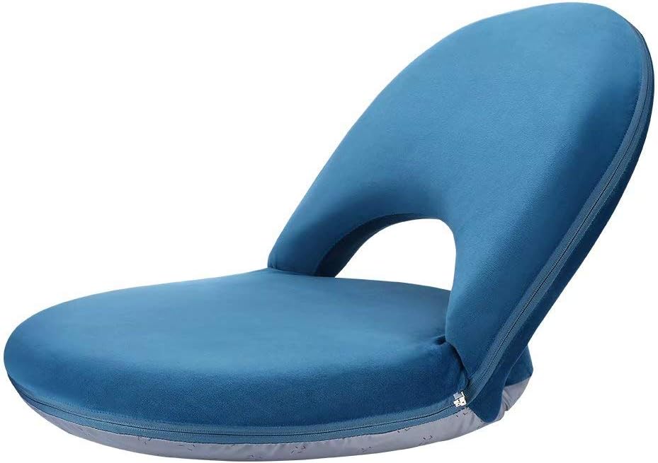 Nnewvante Floor Chair Adjustable Back Support Chair Foldable Meditation Seating...