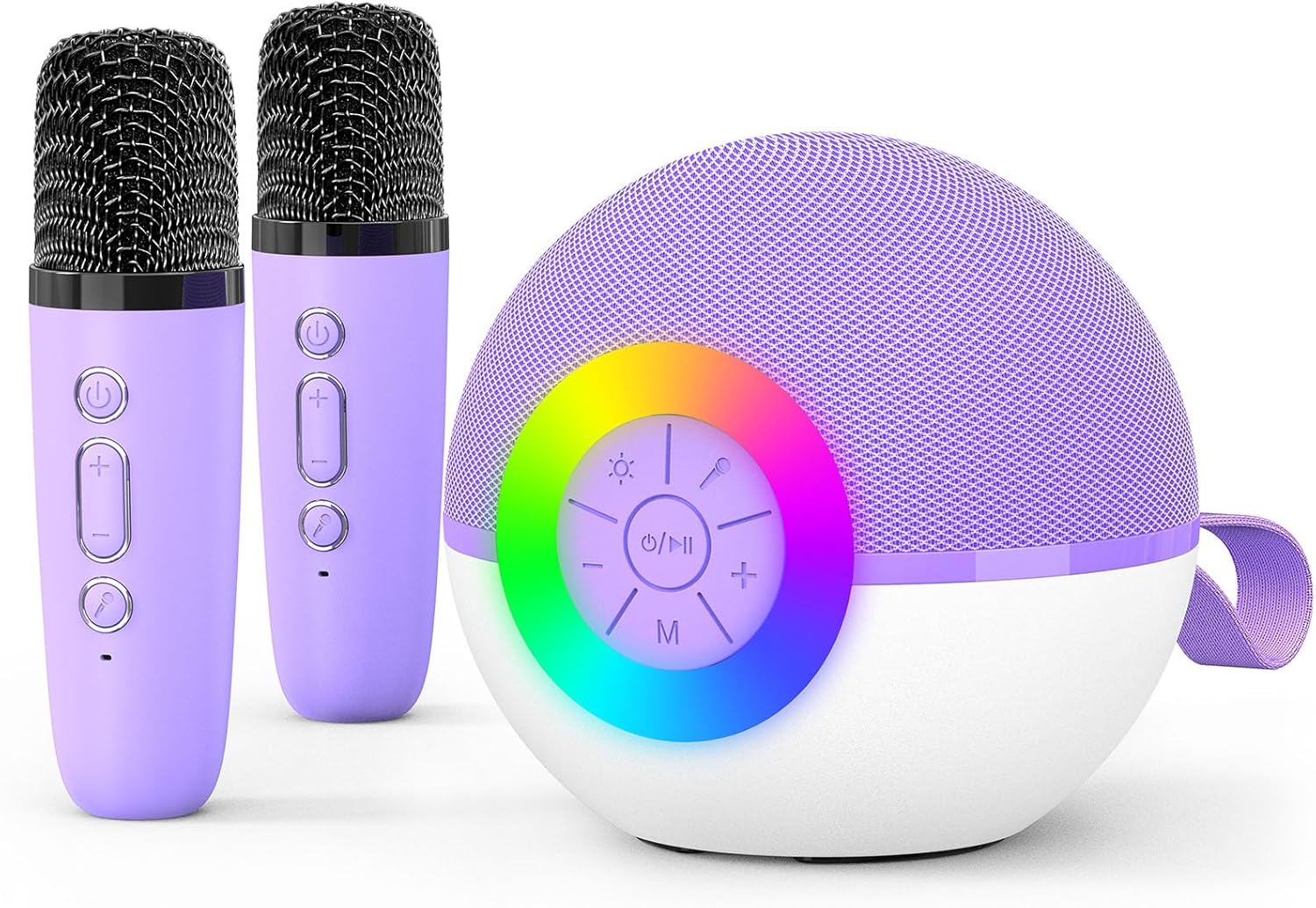 goopow Mini Karaoke Machine Speaker for Kids Adults, Portable Bluetooth Micropho...