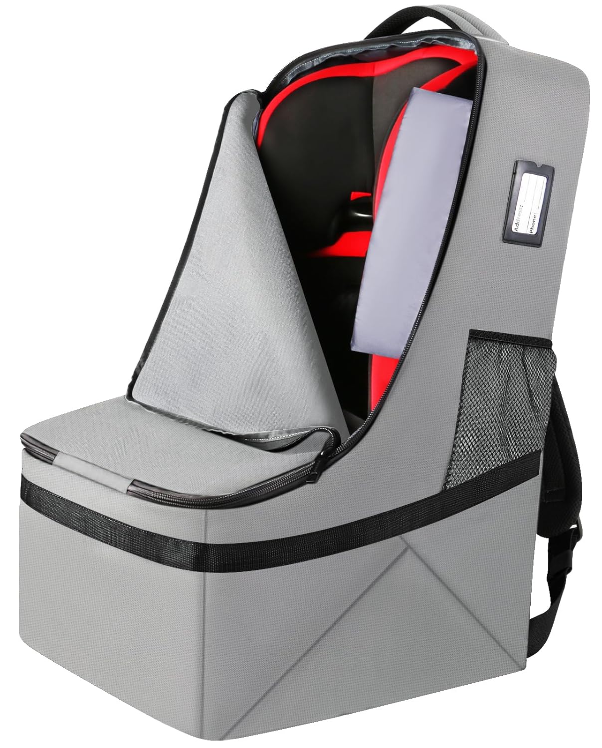 YOREPEK Gate Check Car Seat Travel Bag, Padded Carseat Cover for Airplane Travel...