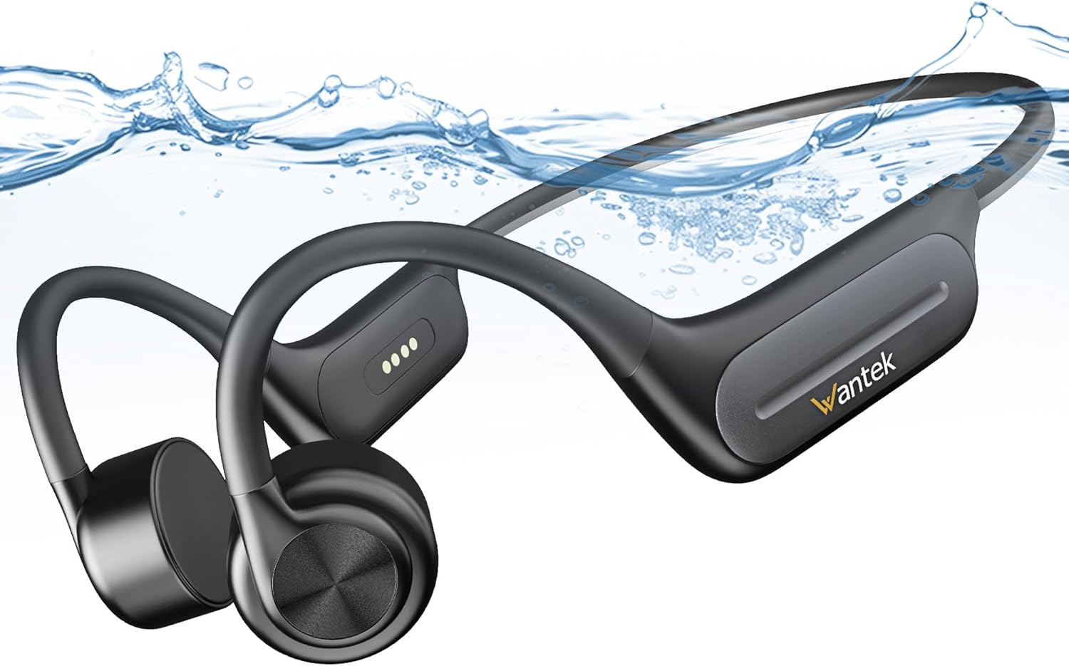 Wantek Swimming Headphones, Bone Conduction Sport Headphones Wireless Bluetooth...