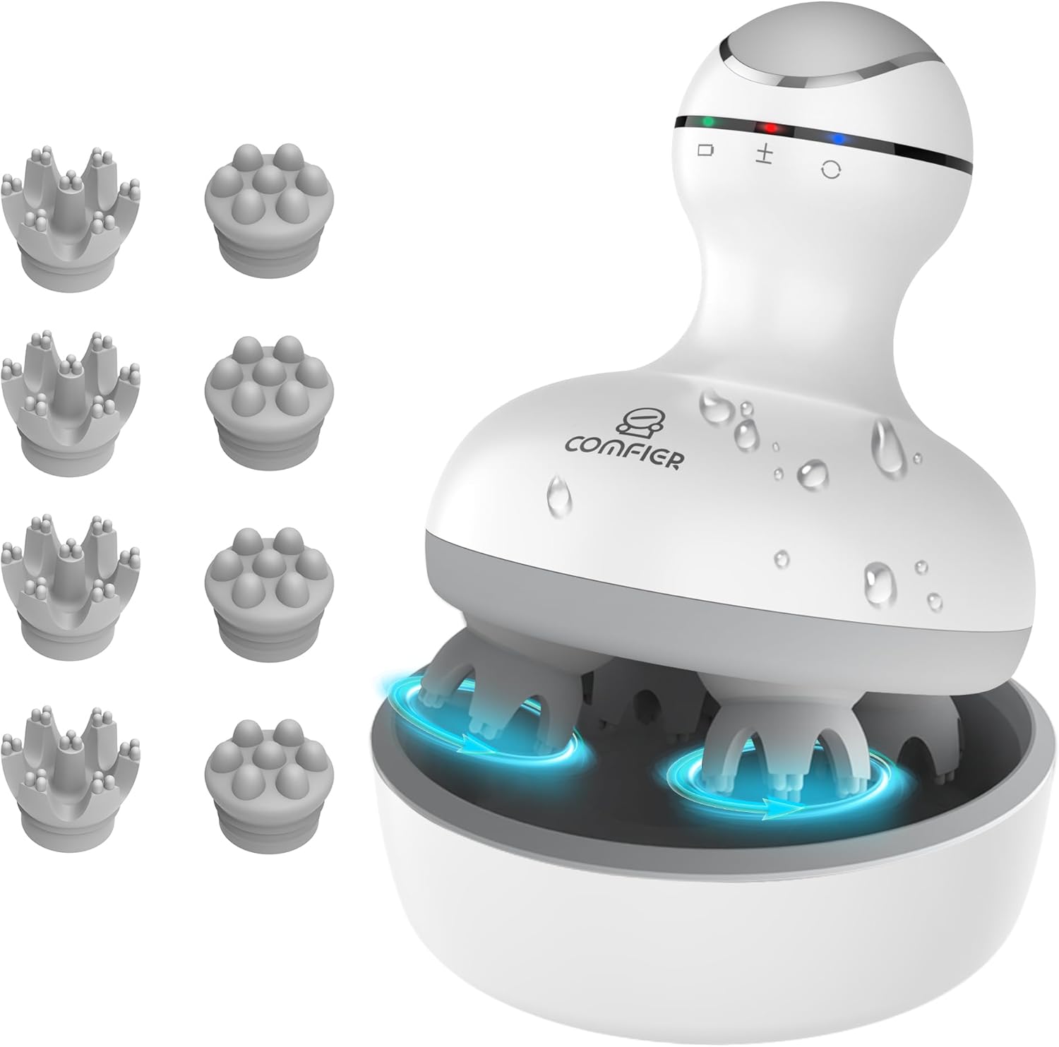 COMFIER Cordless Scalp Massager Hair Growth,Electric Head Massager Scalp Stress...