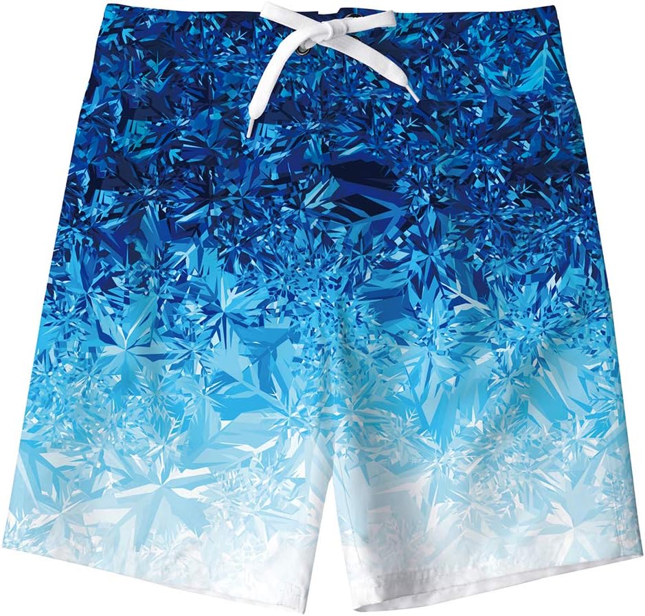 Fanient Boys 3D Printed Funny Swim Trunks Quick Dry Beachwear Sports Running Swi...