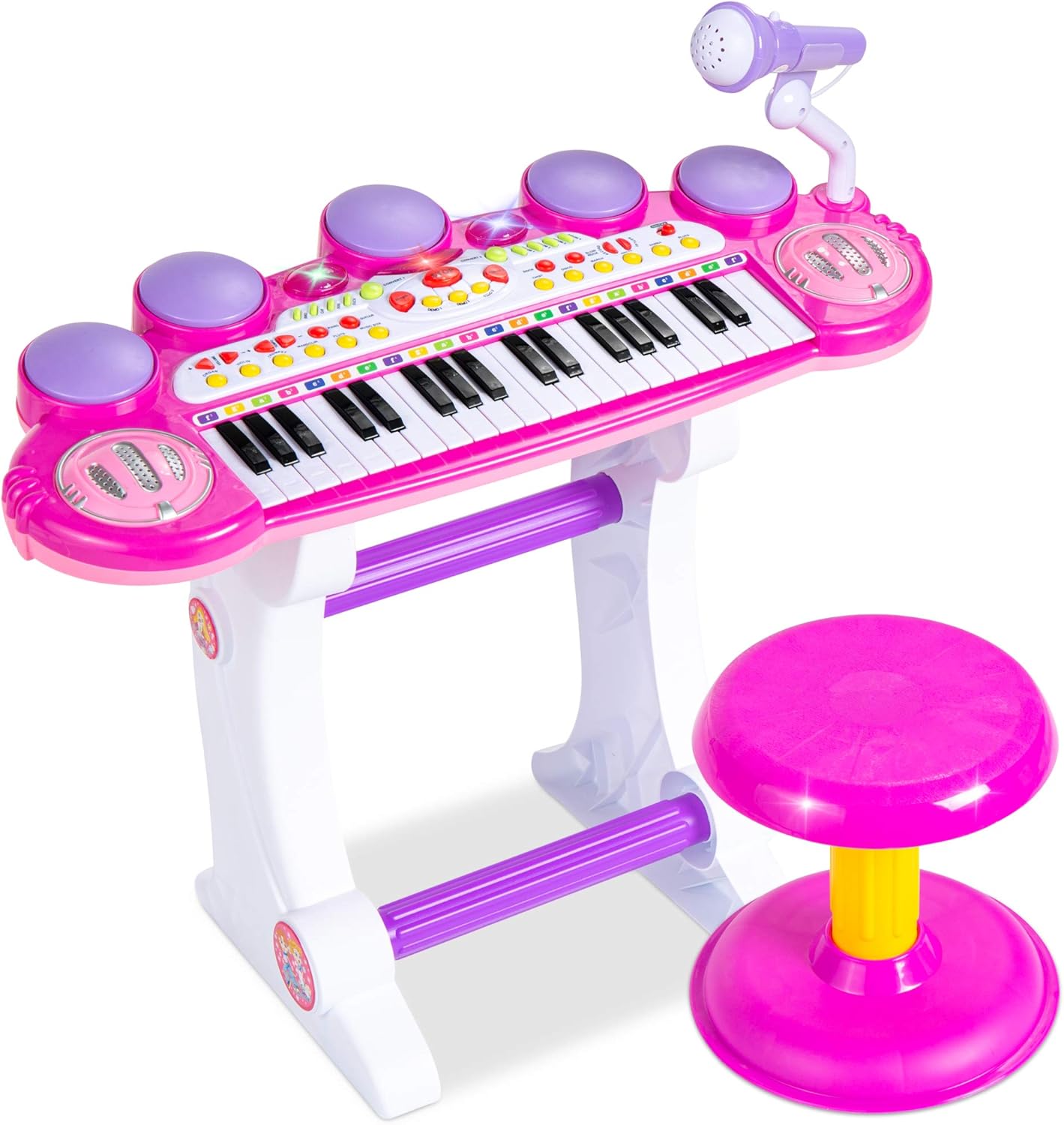Best Choice Products 37-Key Kids Electronic Musical Instrument Piano Learning To...
