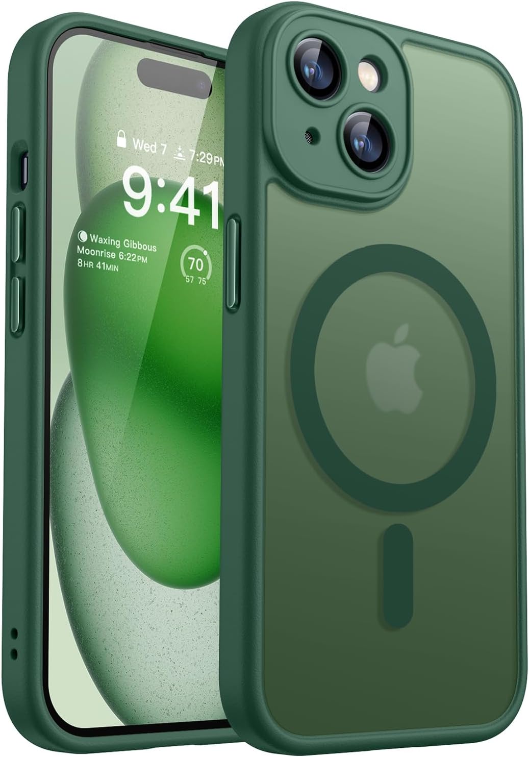 CANSHN Magnetic Compatible with iPhone 15 Case, Upgraded [Full Camera Protection...