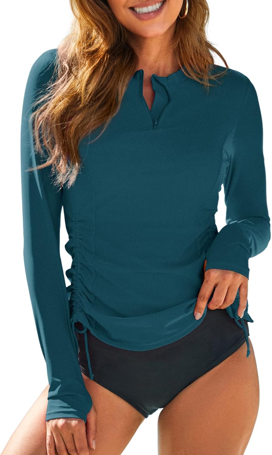 Dokotoo Womens Long Sleeve Rash Guard Swim Shirts...