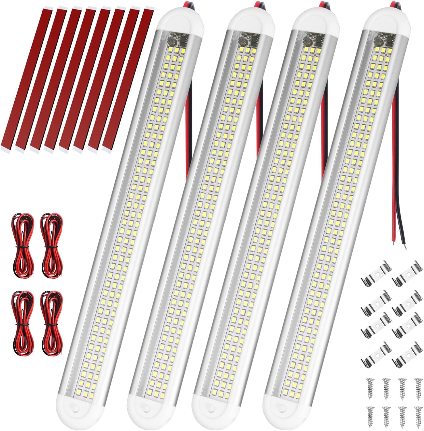 URAQT LED Interior Light Bar, 120 LEDs Van Light Bar, 12V Universal Strip Light...