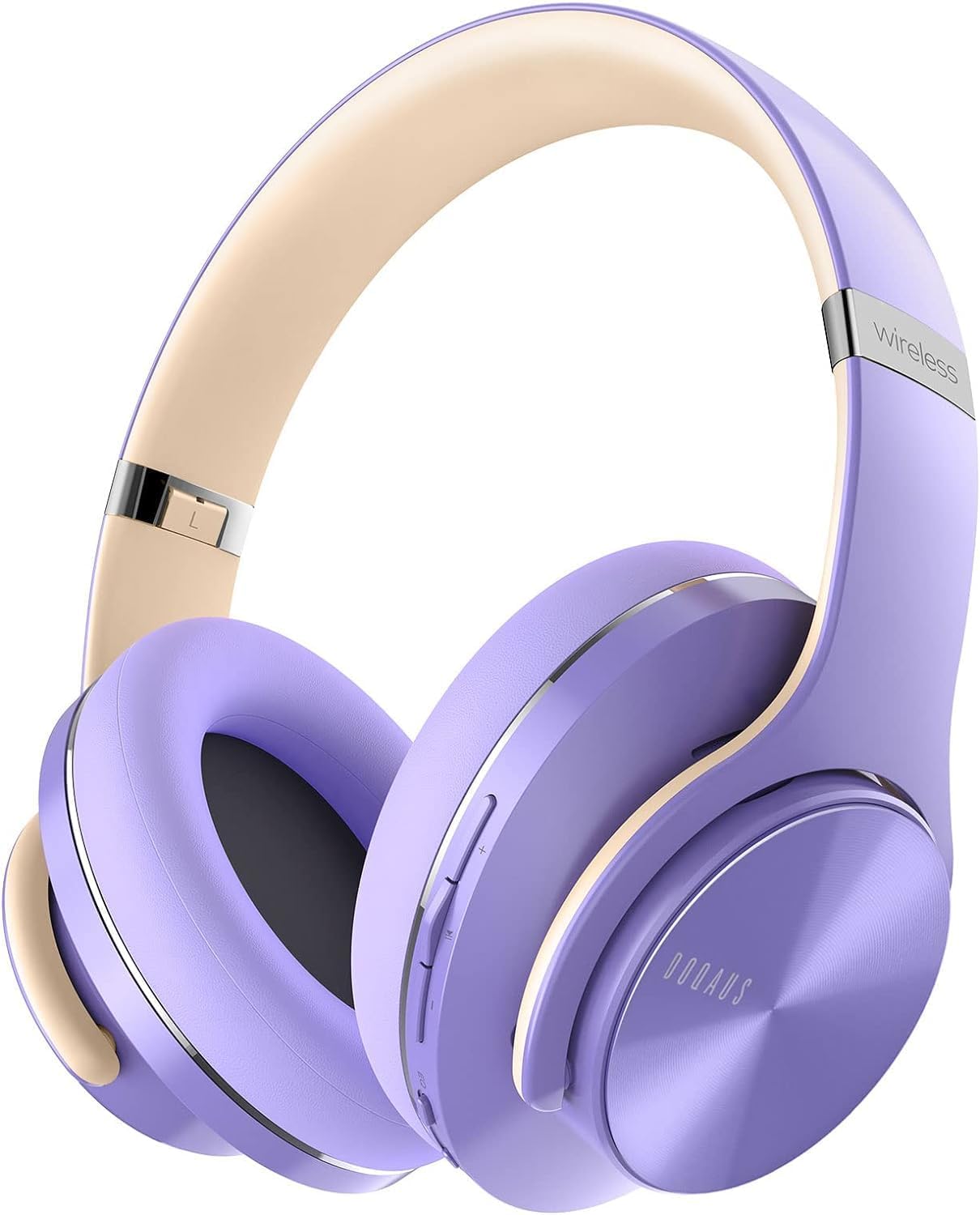 DOQAUS Bluetooth Headphones Over Ear, 90 Hours Playtime Wireless Headphone with...
