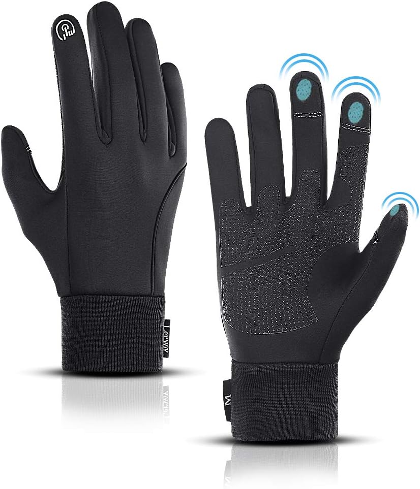 LERWAY Winter Warm Gloves, Touchscreen Gloves Windproof Water-Resistant Thermal...