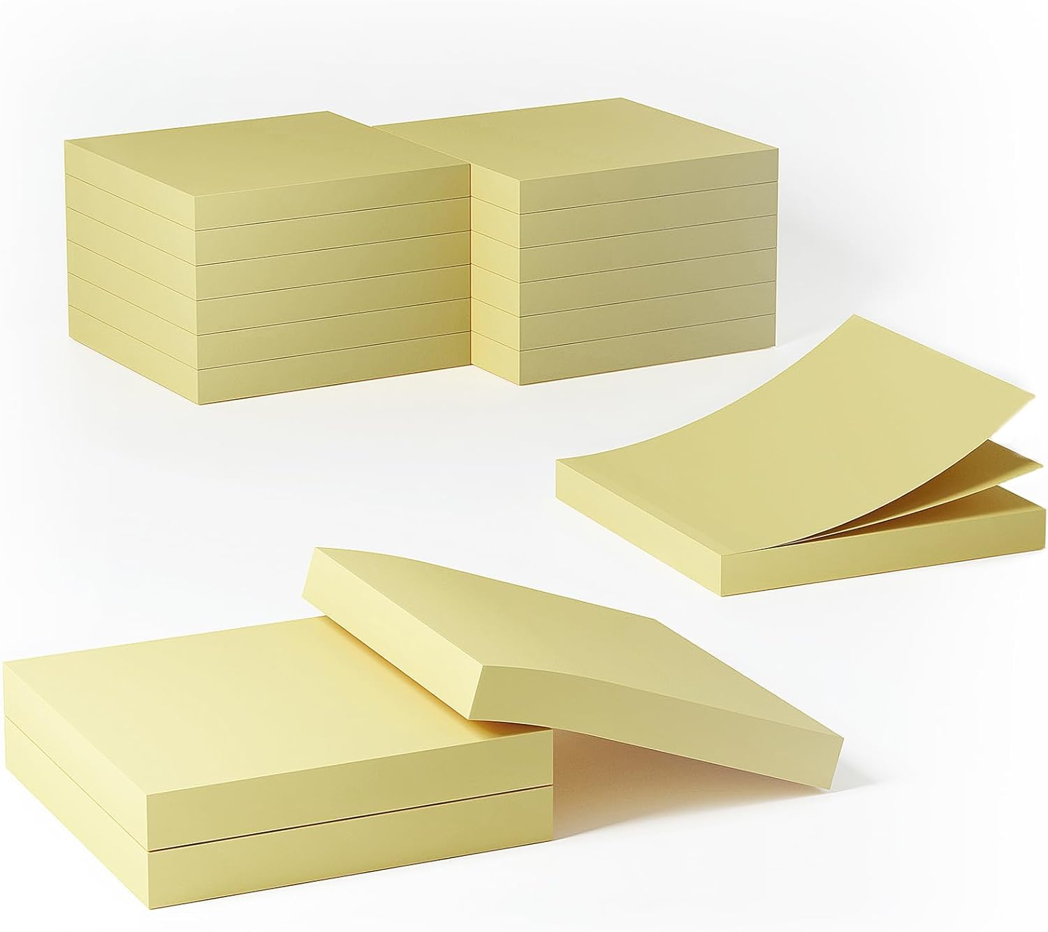 3 x 3 Inches Classics Yellow Sticky Notes,Self-Stick Post Memo Pads Its Strong A...