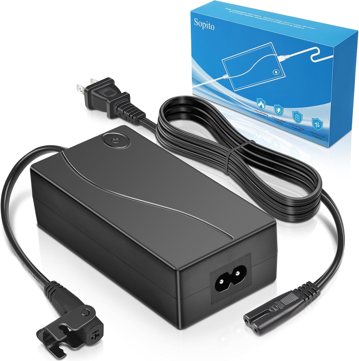 Power Recliner Power Supply, Sopito Universal AC/DC Adapter 100-240V with Wire,...