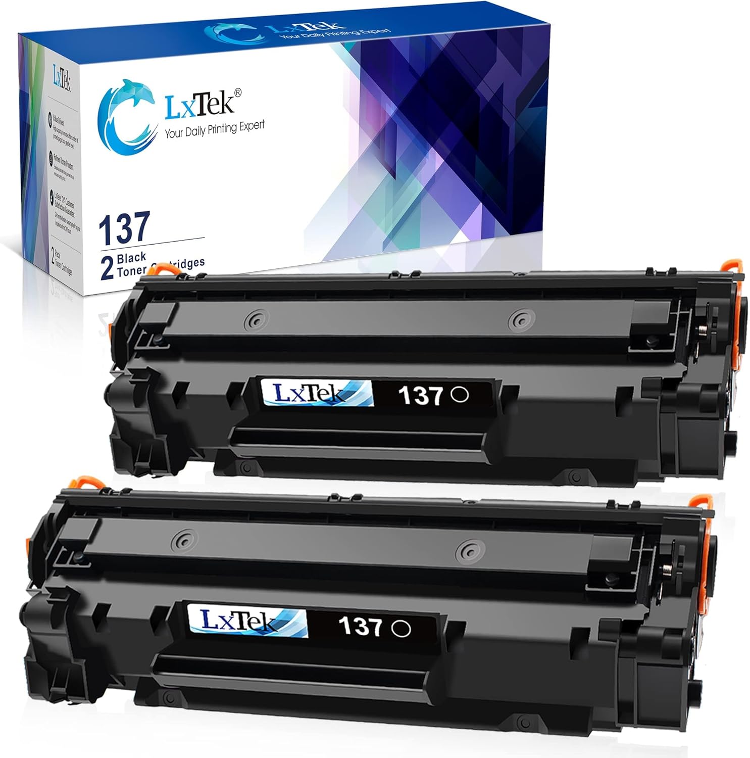 LxTek Compatible Toner Cartridge Replacement for Canon 137 Black Toner Cartridge...