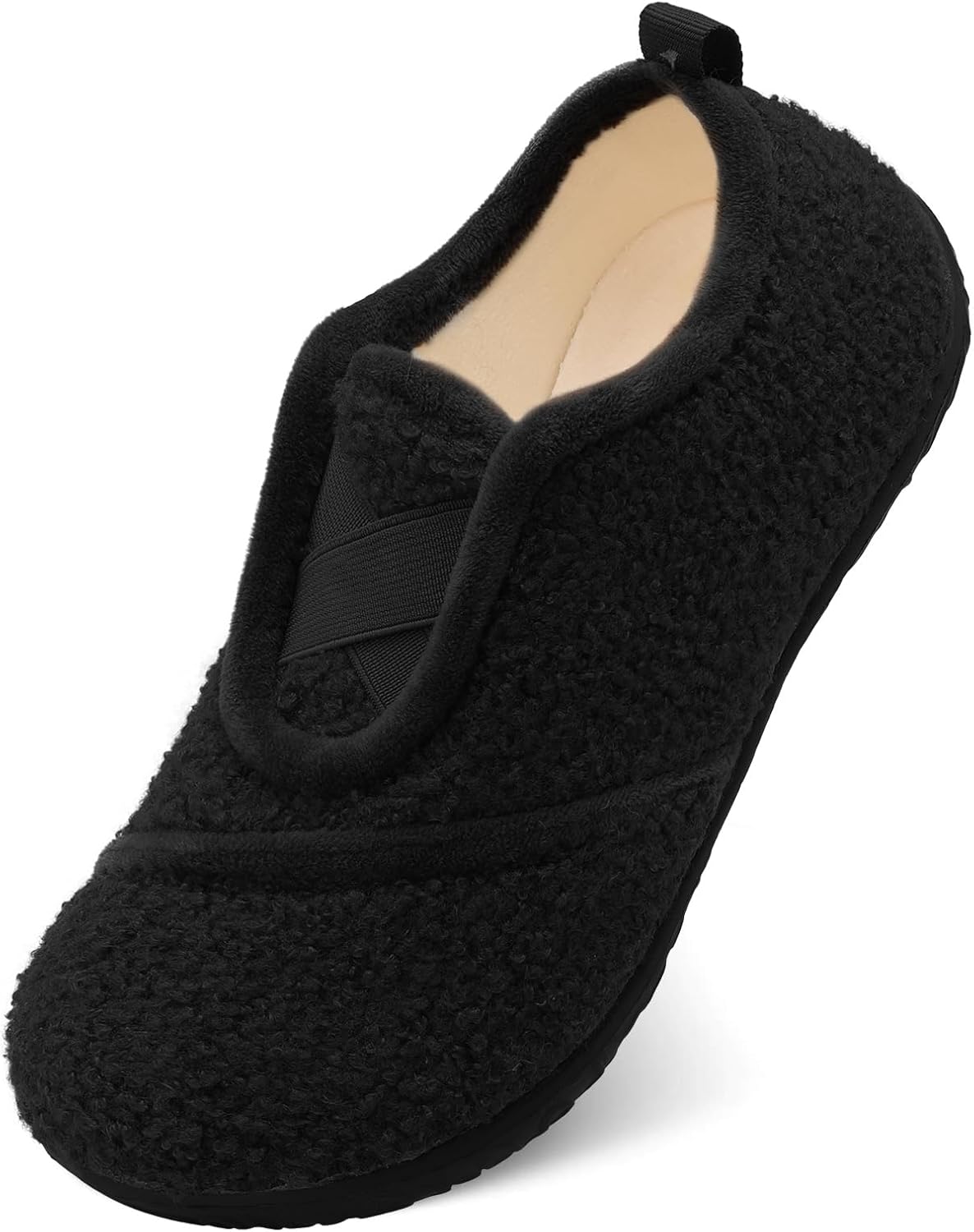 JIASUQI Womens Slippers Fuzzy Slip-on House Shoes Indoor Outdoor Slippers for Wo...