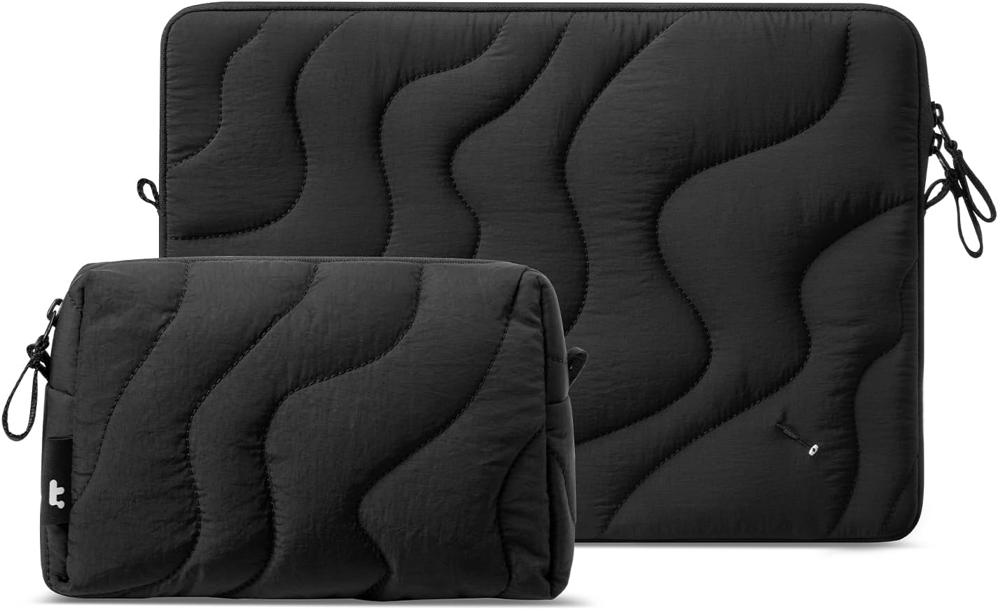 tomtoc 360 Protective Puffy Laptop Sleeve Set for 16-inch MacBook Pro M4/M3/M2/M...