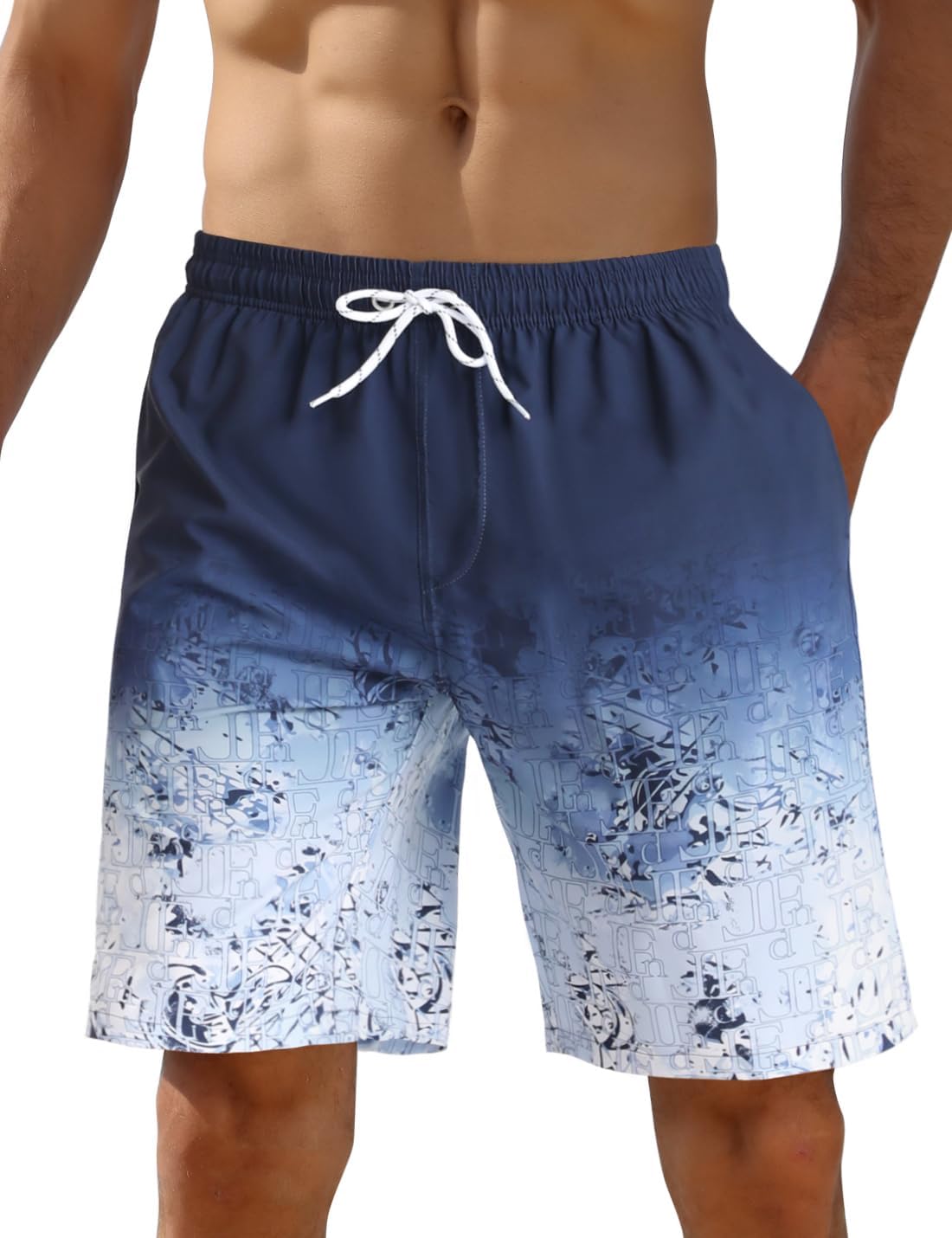 iCKER Mens Swim Shorts Swimming Trunks 3D Print Beach Shorts Boardshorts for Sum...