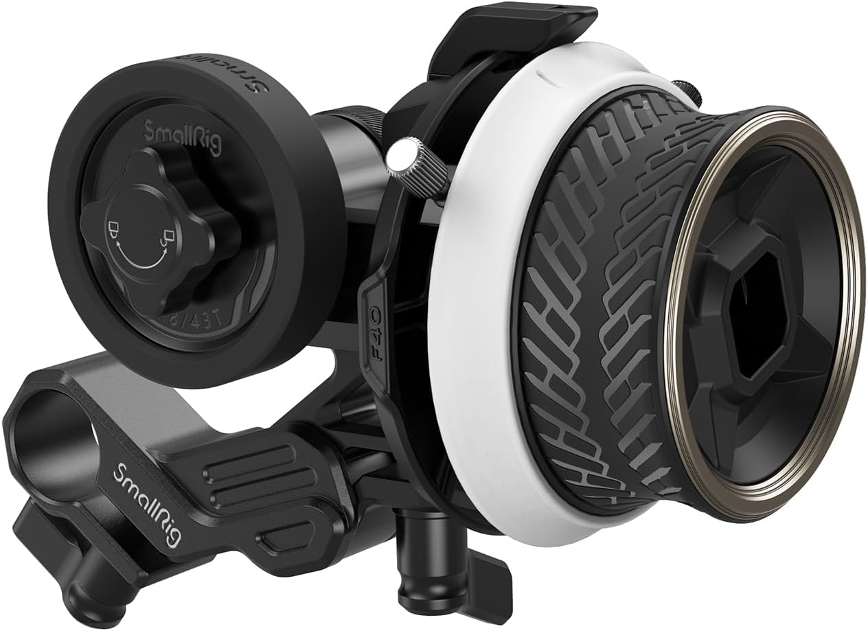 SMALLRIG Mini Follow Focus Kit with A/B Stops, Lens Zoom Control for DSLR Mirror...