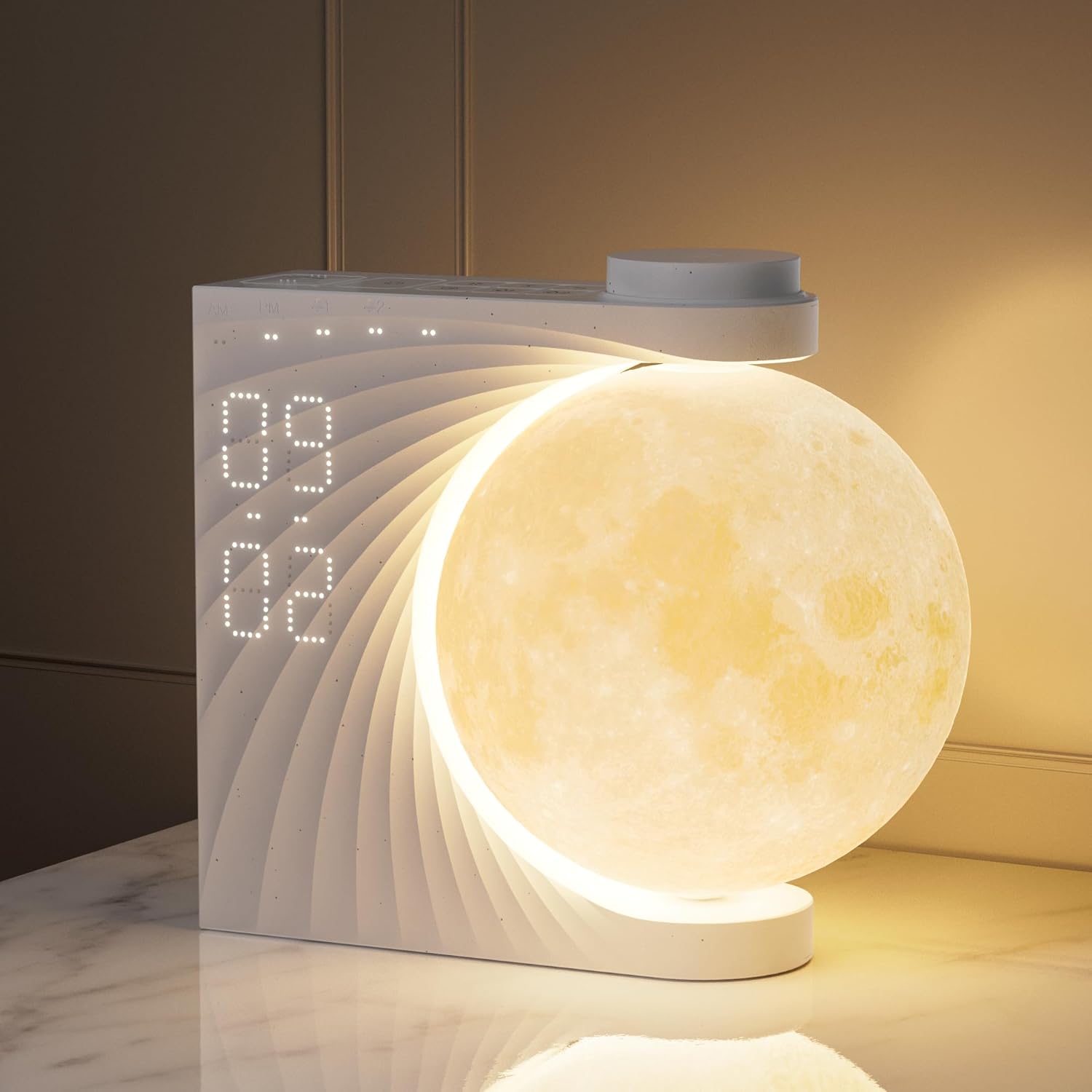 Sunrise Alarm Clocks for Heavy Sleepers,Night Light Clocks for Bedrooms with Moo...