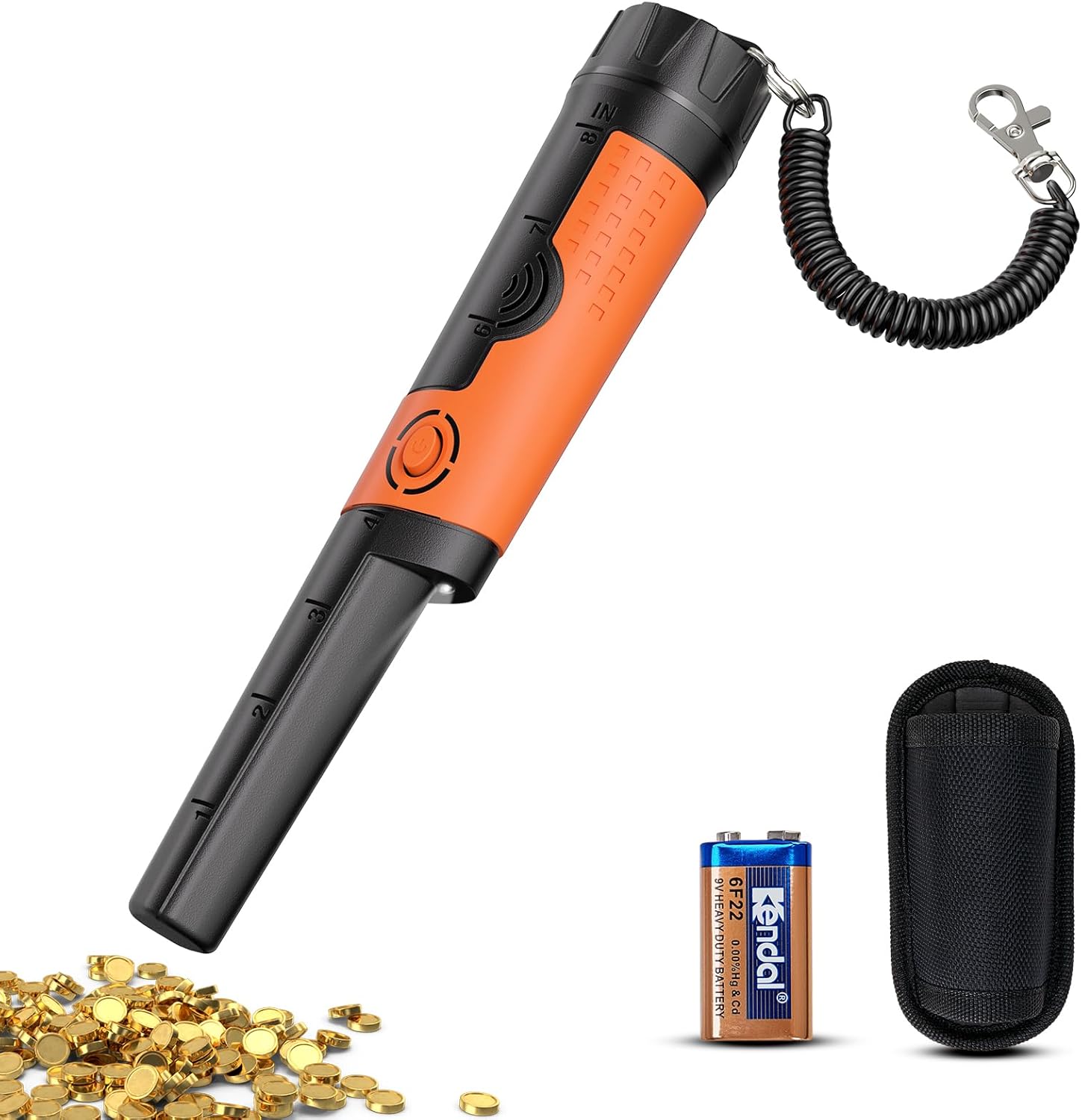SUNPOW Metal Detector Pinpointer for Adults & Kids - Waterproof Handheld Pin Poi...