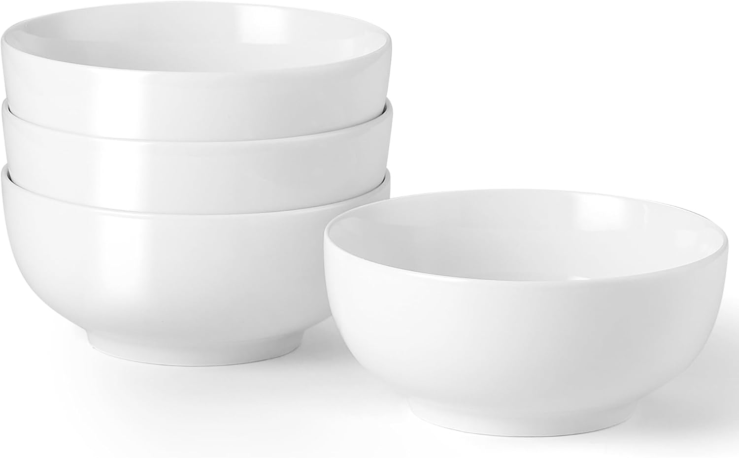 Lareina Soup Bowls, Ceramic Bowls for Kitchen, 6 Inch Cereal Bowl Set, Oatmeal,...