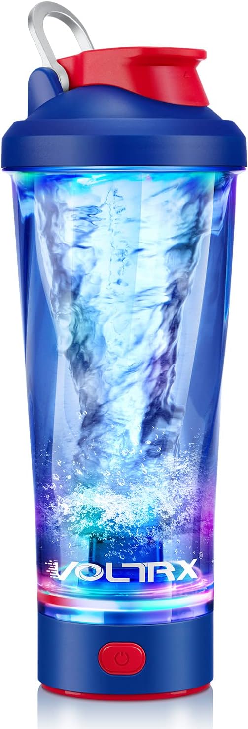 VOLTRX Electric Shaker Bottle - VortexBoost Portable USB C Rechargeable Protein...