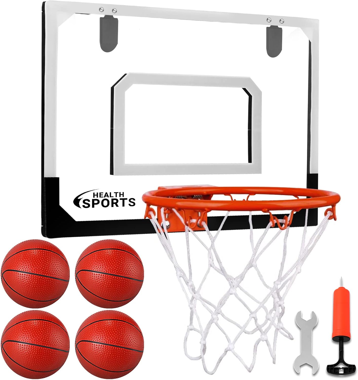 AOKESI Indoor Mini Basketball Hoop and Balls 17.8" x 14" - Basketball Hoop Set f...