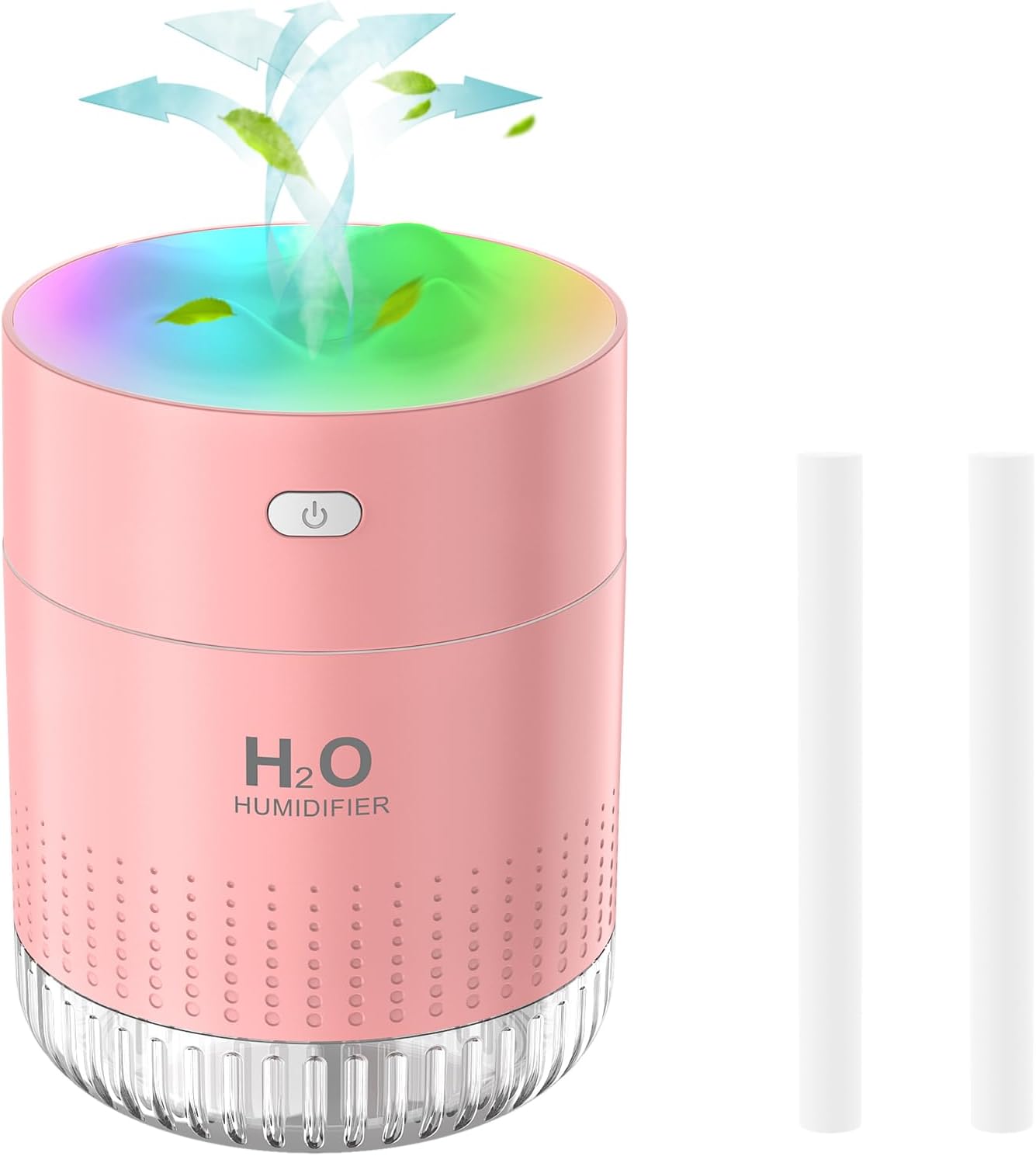 Portable Small Humidifiers for Bedroom Baby, Rechargeable Mini Cool Mist Plant H...